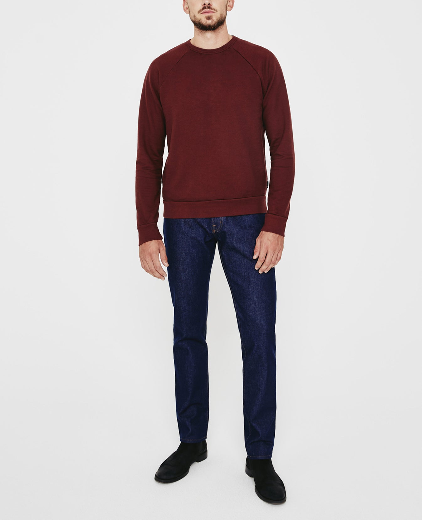 Elba Crew Spiced Rum Classic Fit Crew Men Tops Photo 4