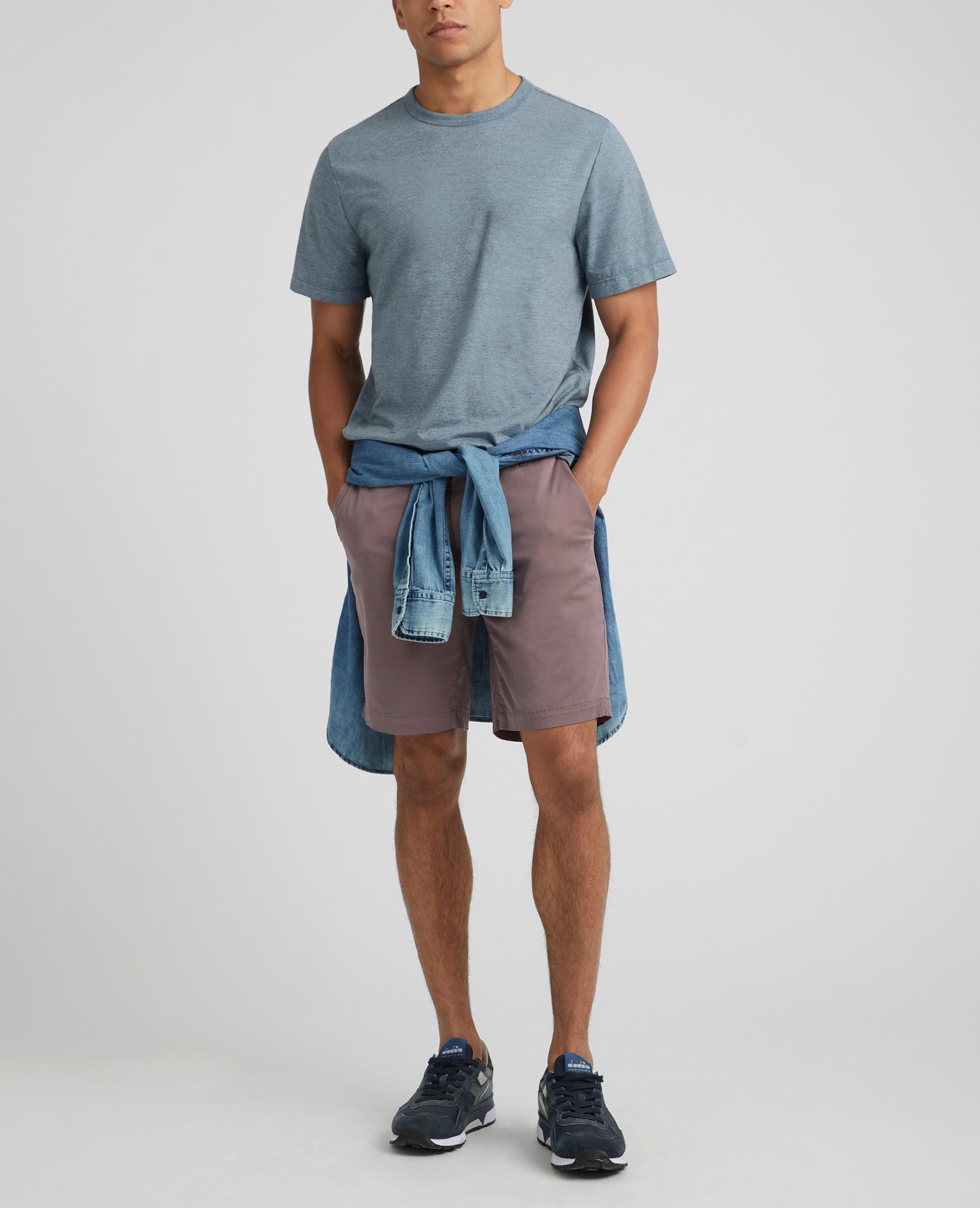 Beckham Crew Water Mist Classic Fit Crew Men Tops Photo 2