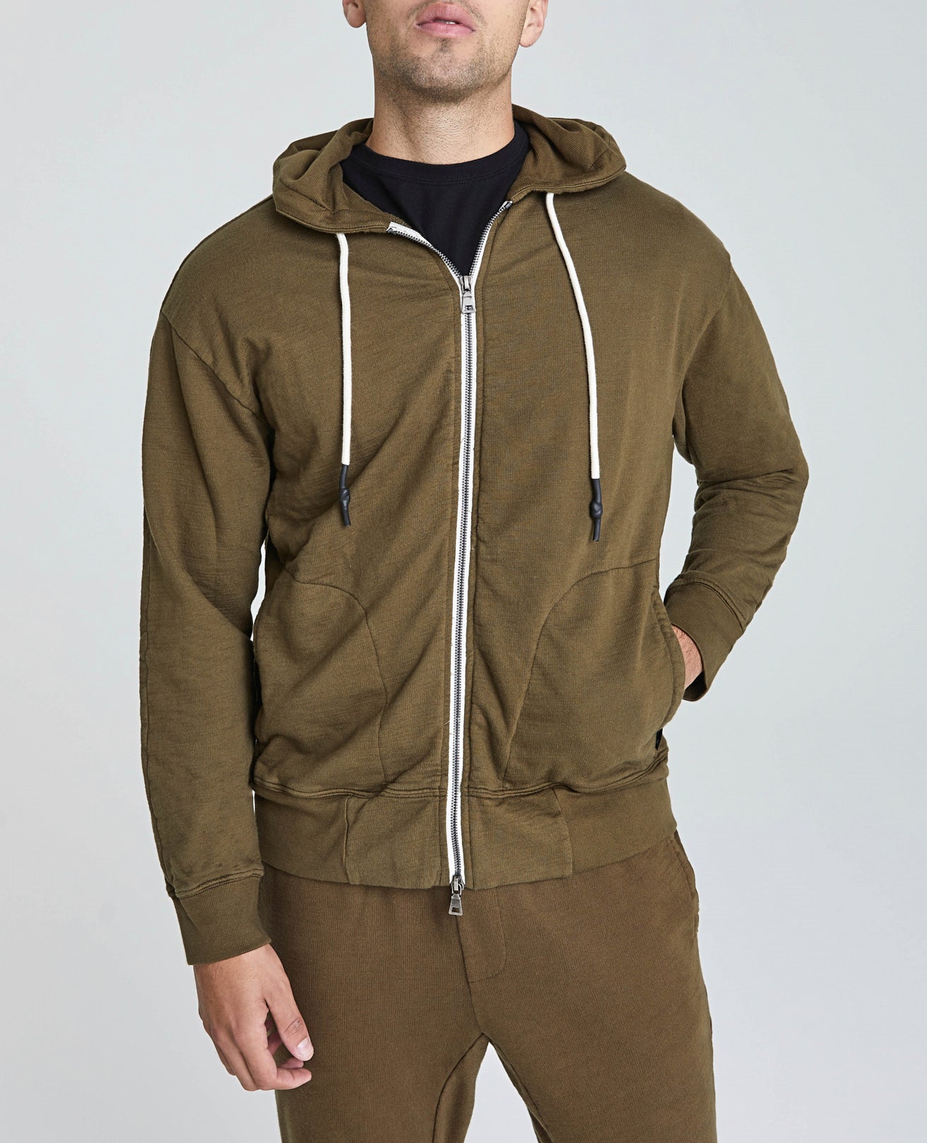 Garo Zip Hoodie Vintage Notting Vine Hoodie Pullover Men Tops Photo 1