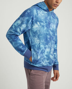 Curry Pullover Hoodie Abstract Tiedye Night Rain Pullover Hoodie Men Tops Photo 1