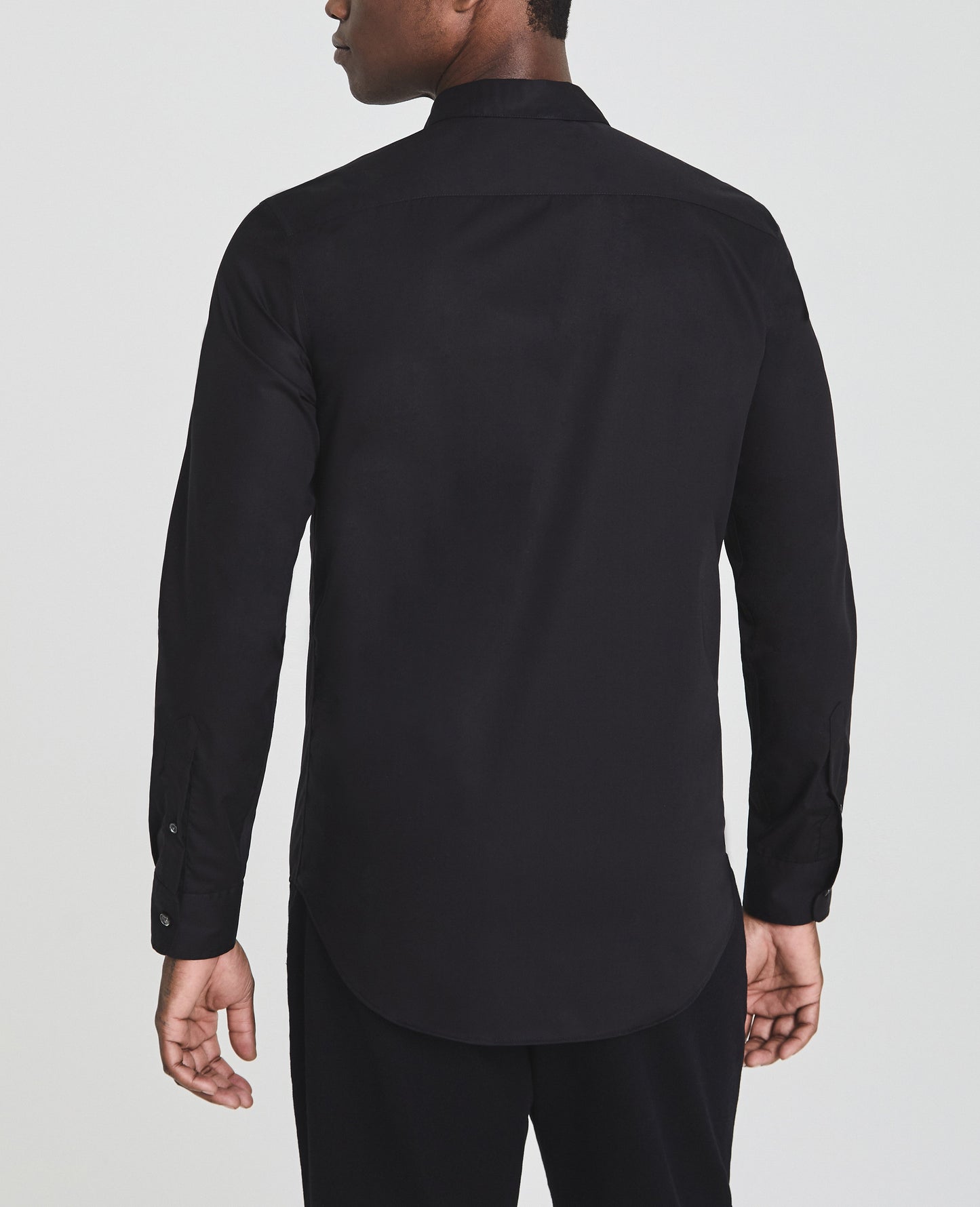 Ace Dress Shirt True Black Long Sleeve Shirt Men Tops Photo 3