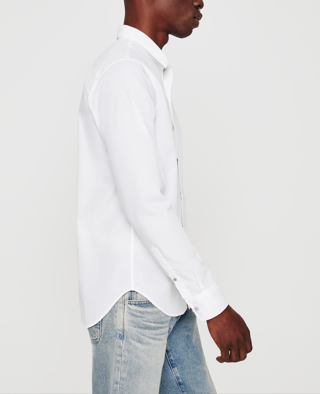Ace Dress Shirt True White Long Sleeve Shirt Men Tops Photo 6
