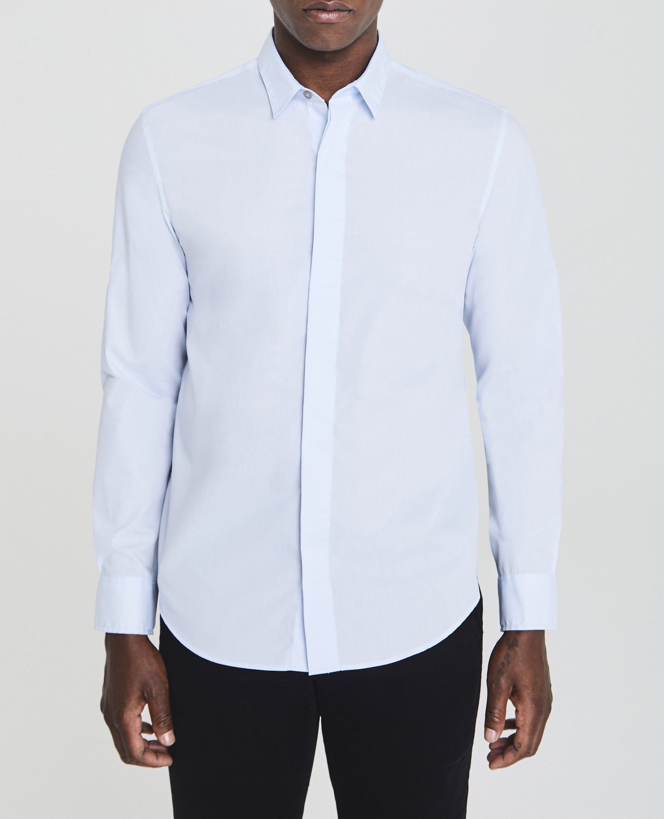 Ace Dress Shirt Water Mist Long Sleeve Shirt Men Tops Photo 1