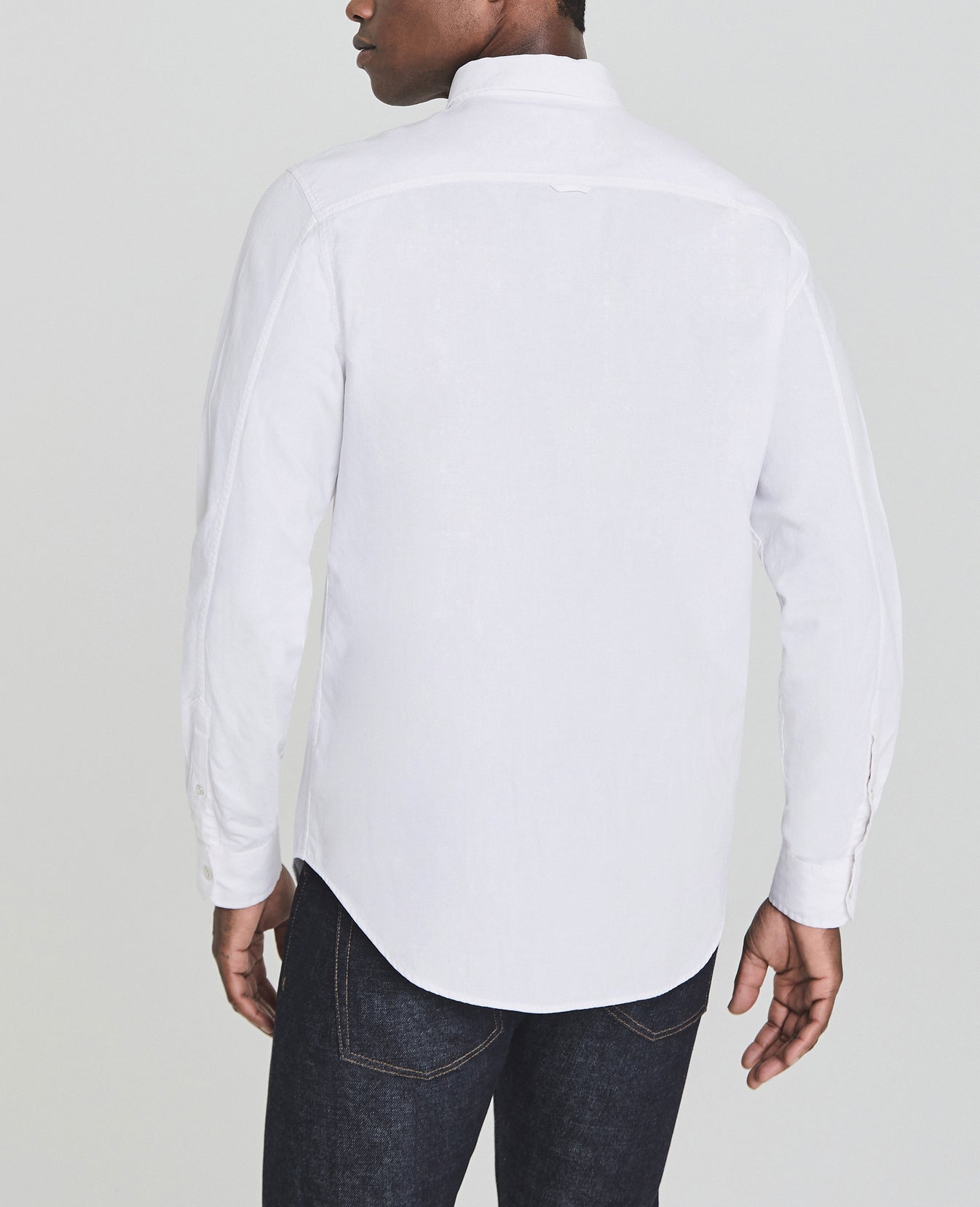 Ace Pocket Shirt Ivory Dust Long Sleeve Shirt Men Tops Photo 6