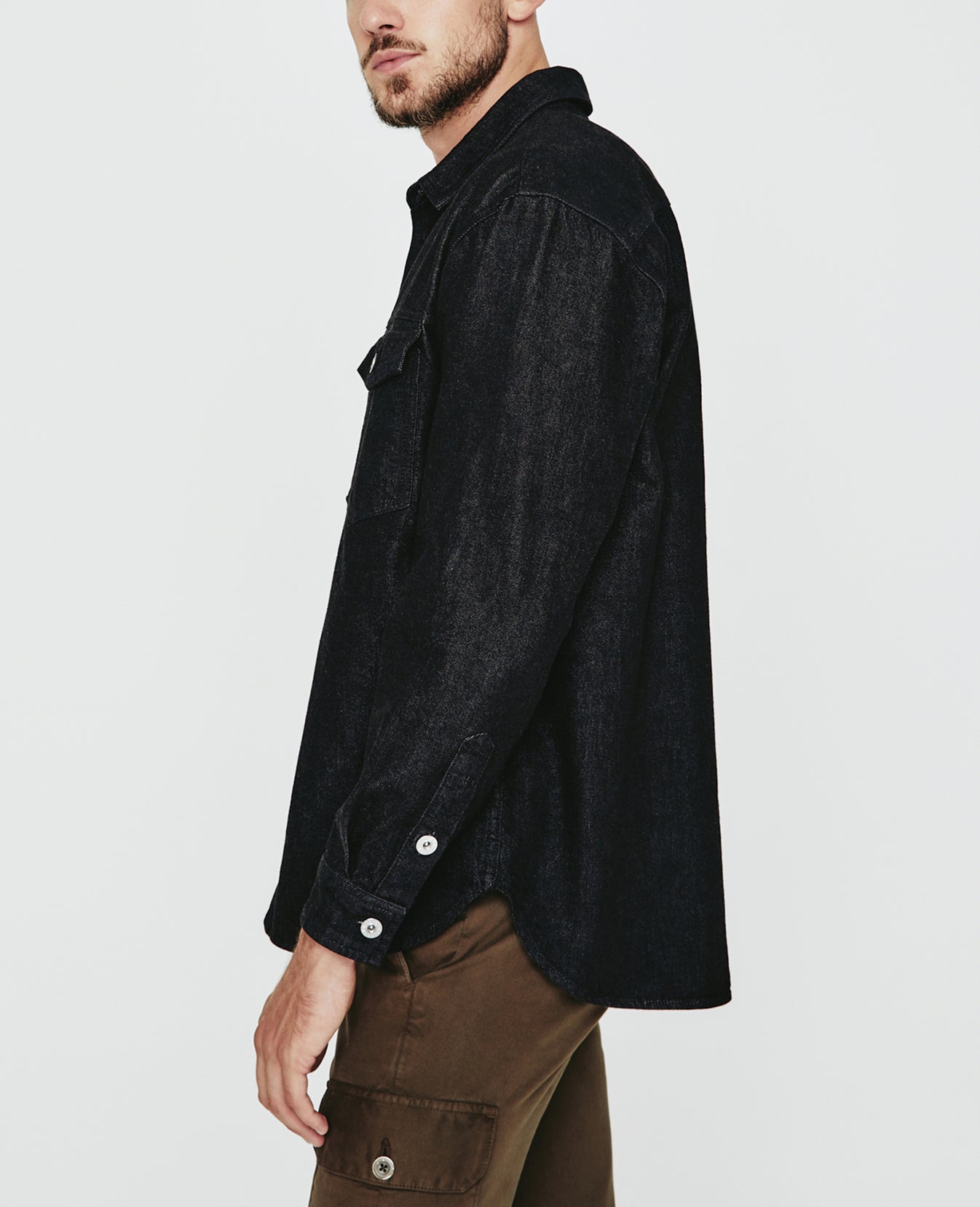 Elias Shirt Jacket Seabed Classic Overshirt Men Tops Photo 3