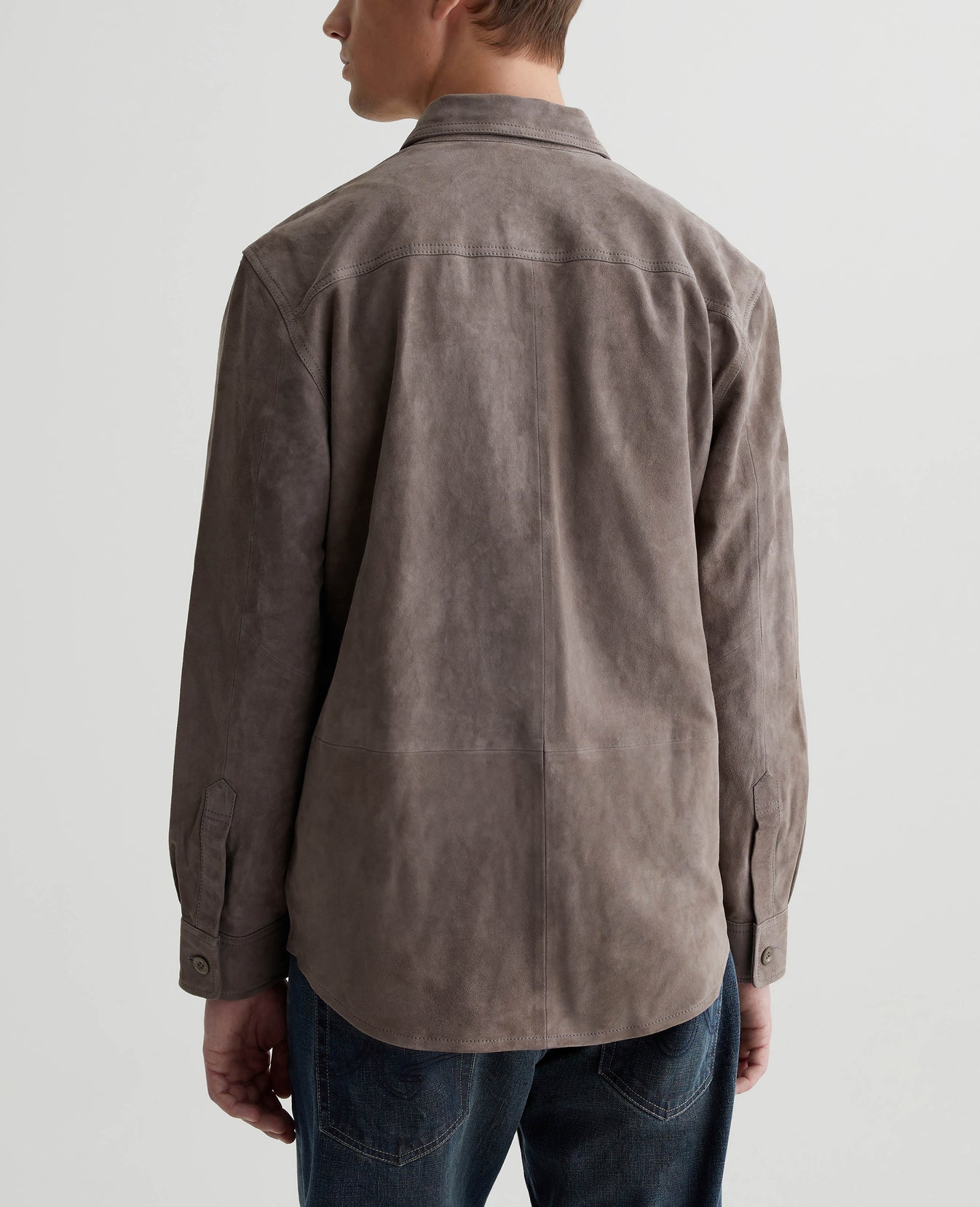 Elias Shirt Jacket Lunar Soil Mens Top Photo 6