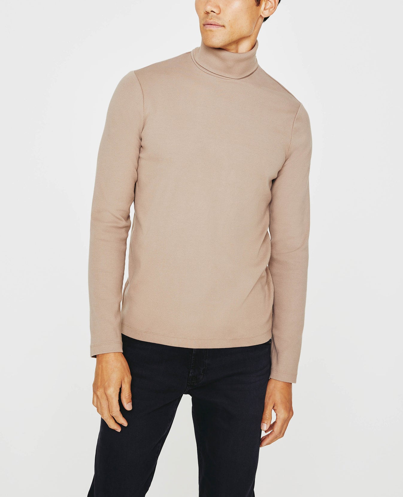 Canon Long Sleeve Turtleneck Birch Bark Long Sleeve Turtleneck Men Tops Photo 1