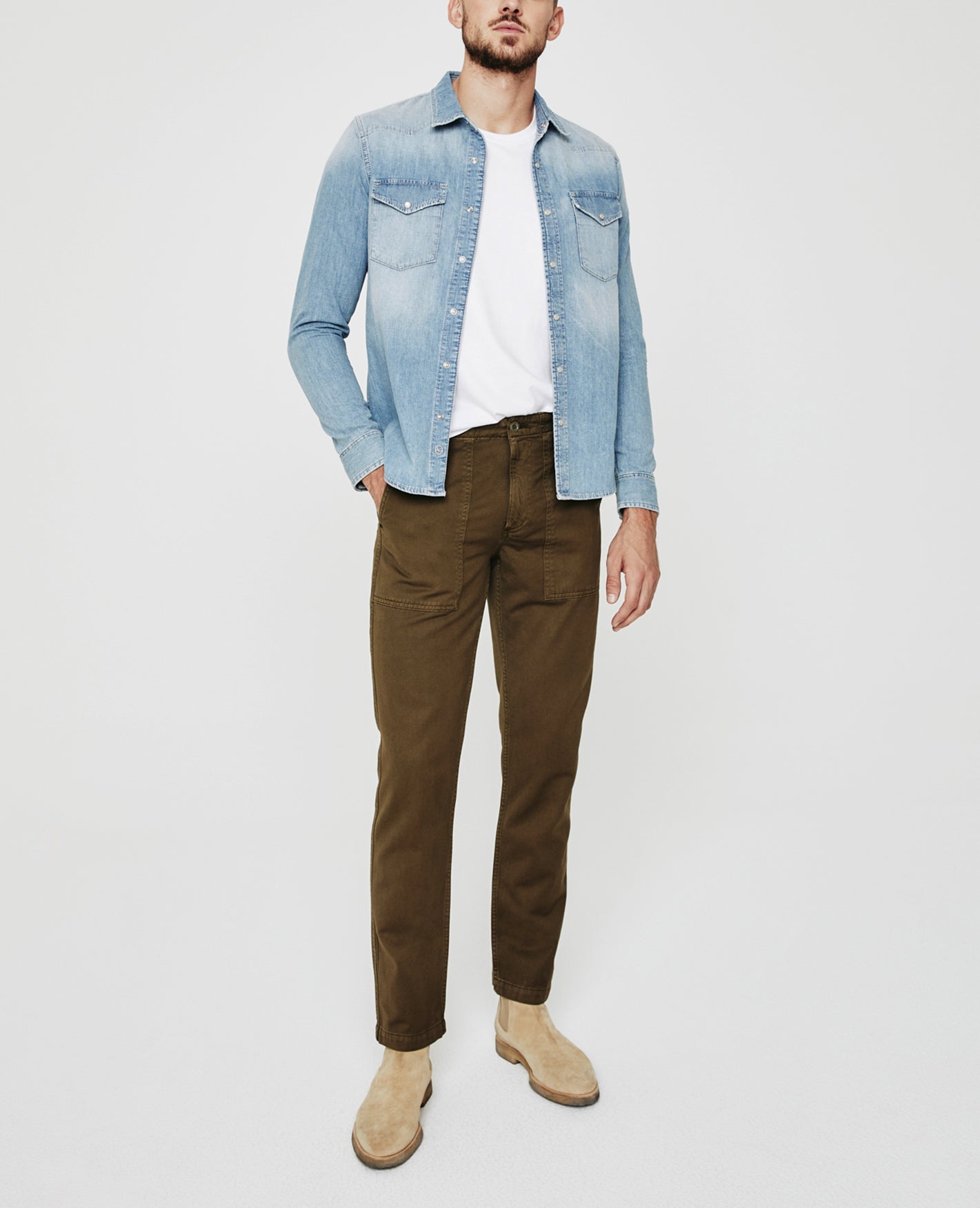 Mens Aiden Western Shirt Renaca