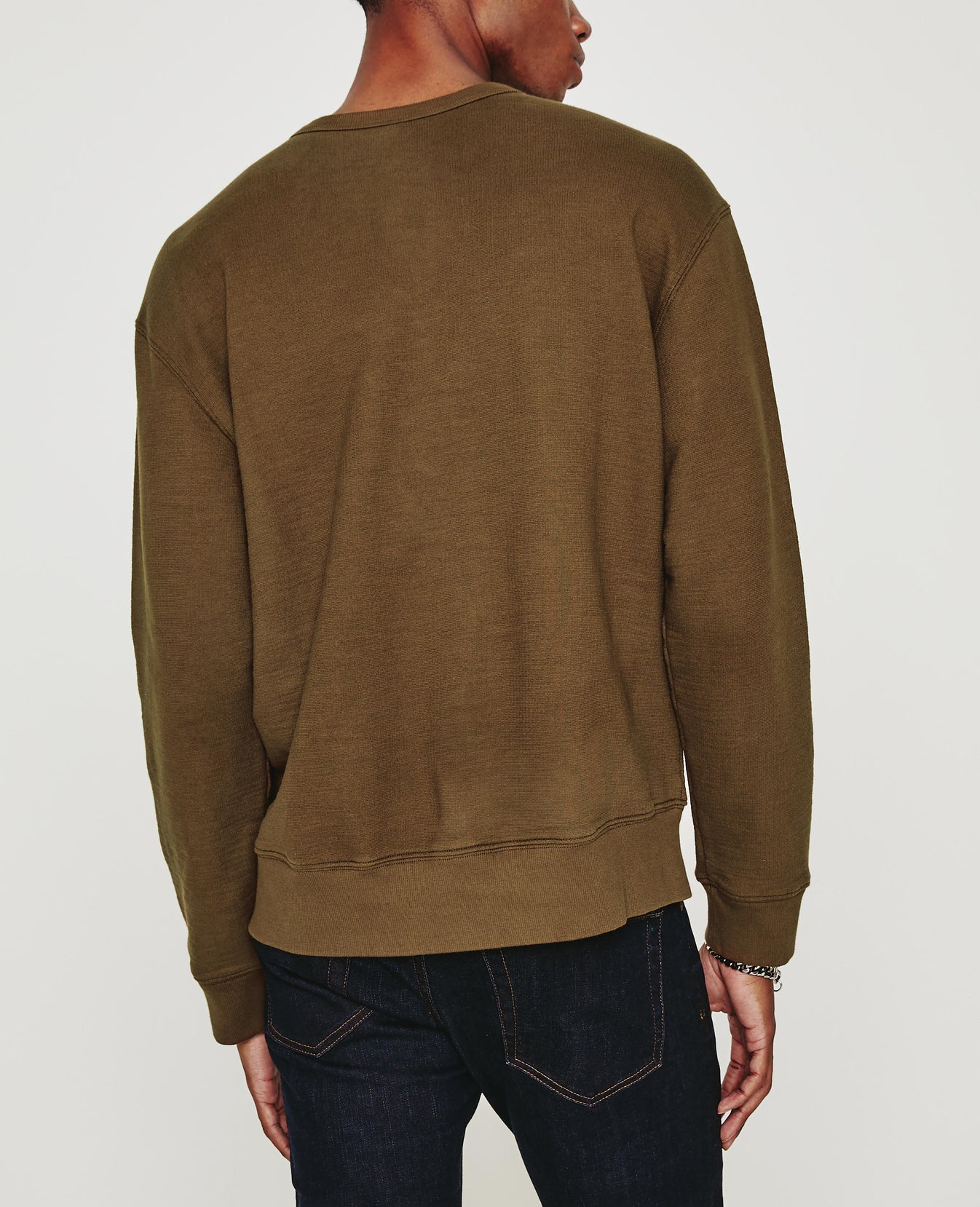 Arc Crew Oak Moss Relaxed Fit Crew Men Tops Photo 6