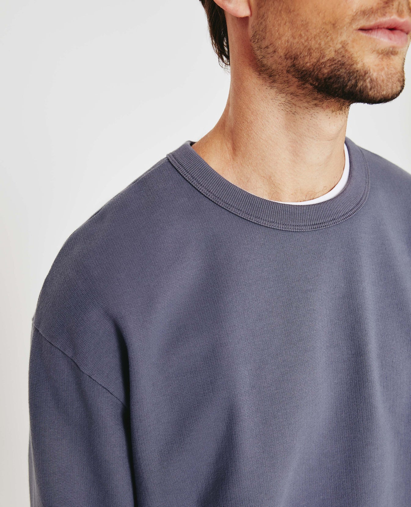 Arc Crew Desert Overcast Relaxed Crew Neck Men Tops Photo 7