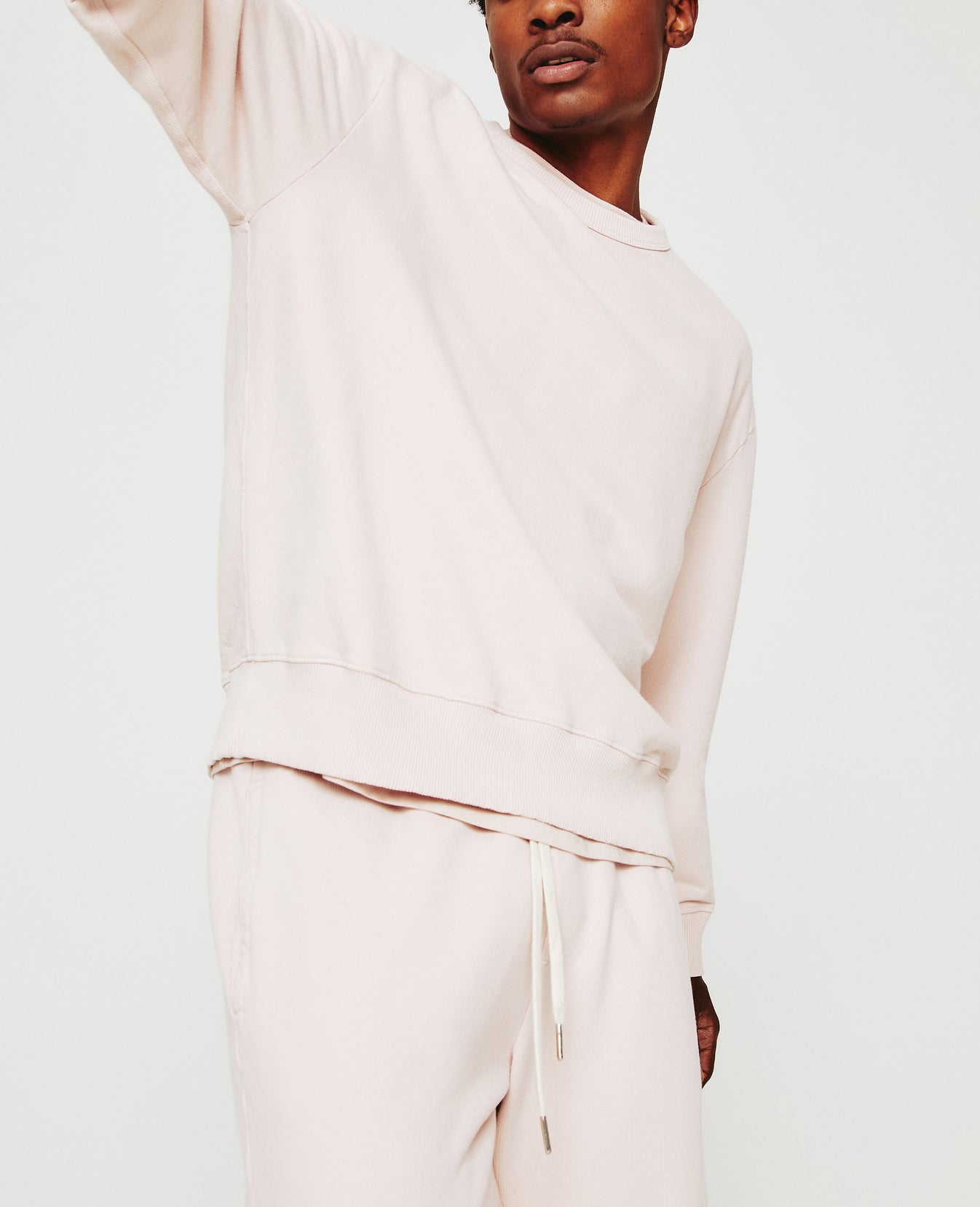 Arc Crew Vintage Pink Relaxed Crew Neck Men Top Photo 1