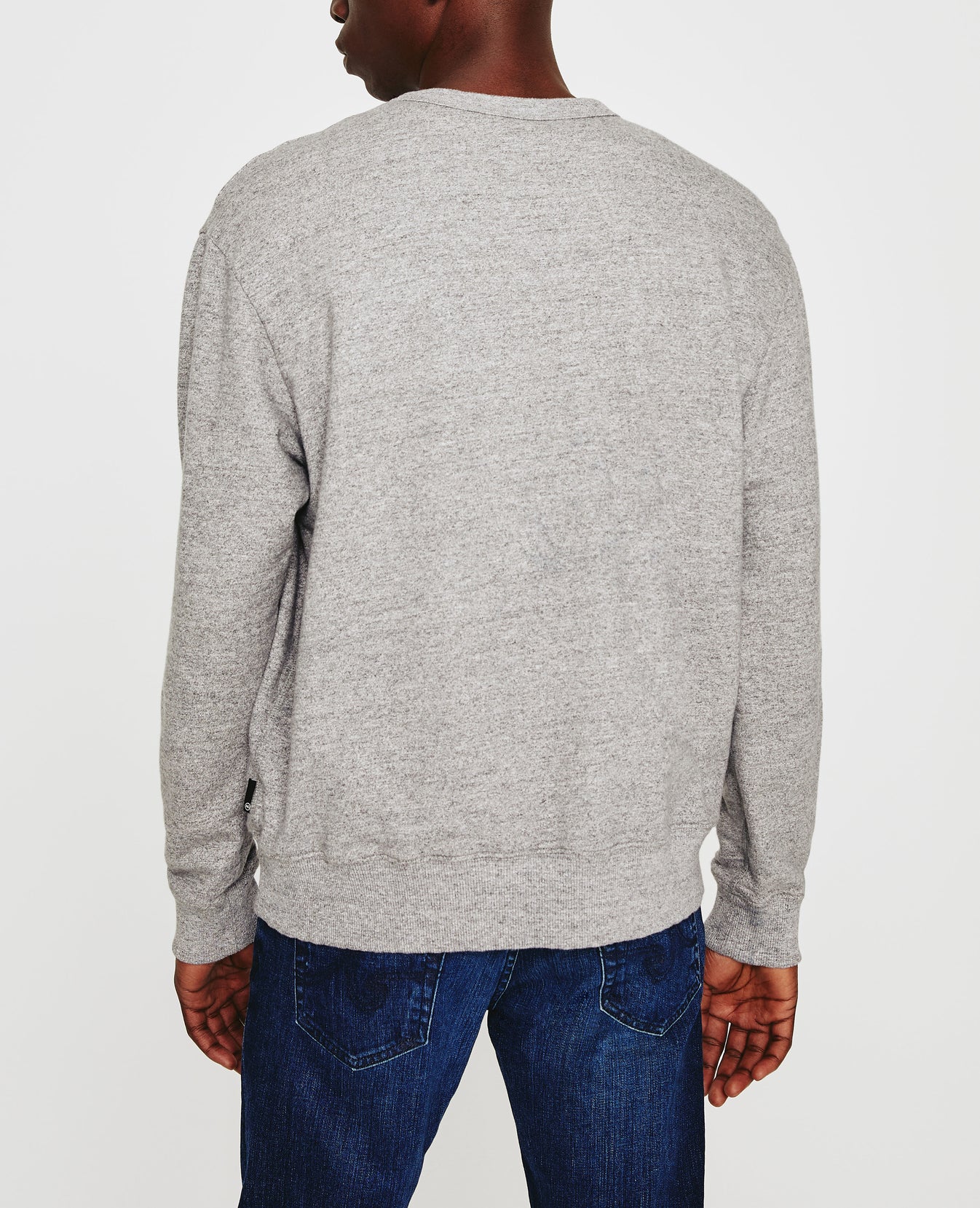 Arc Crew Collegiate A Heather Grey Mens Top Photo 6