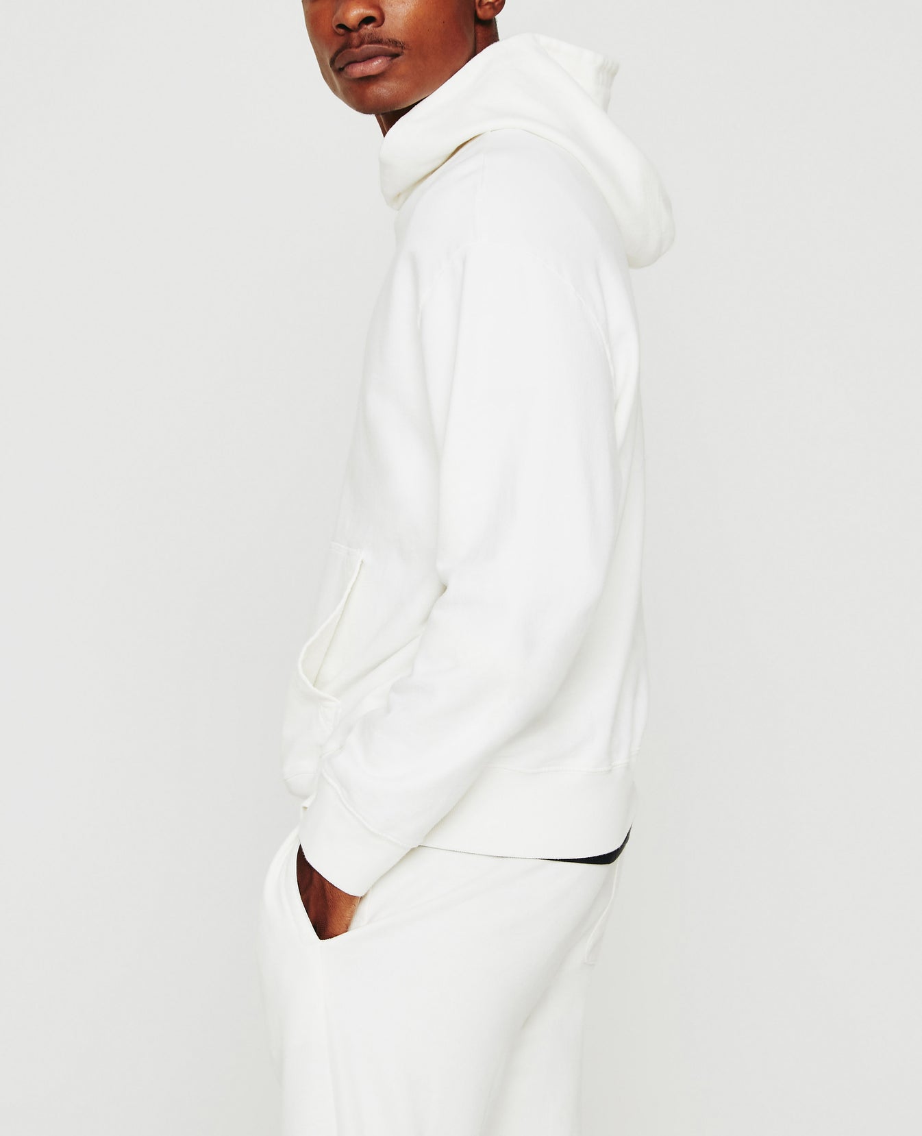 Arc Hoodie Ivory Dust Relaxed Hoodie Men Top Photo 6