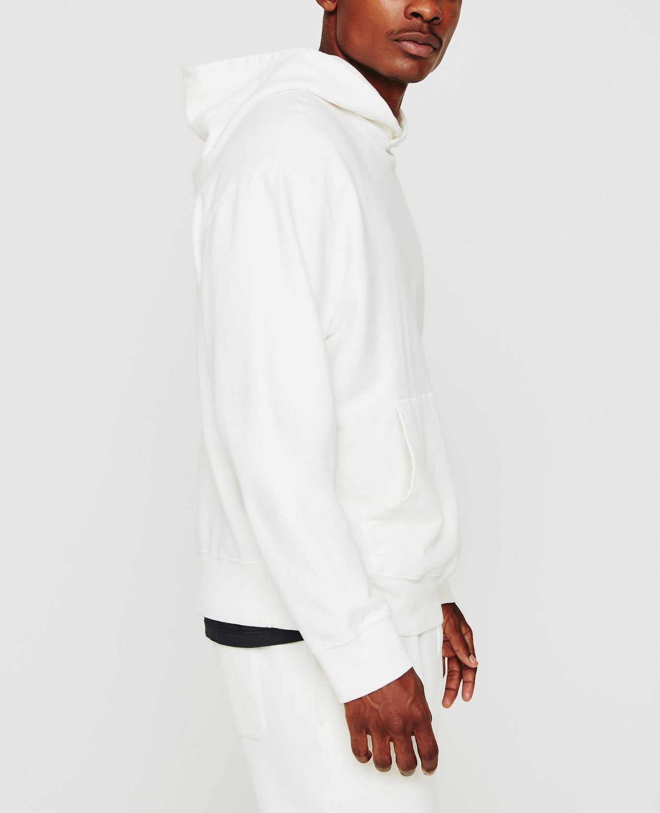 Arc Hoodie Ivory Dust Relaxed Hoodie Men Top Photo 7