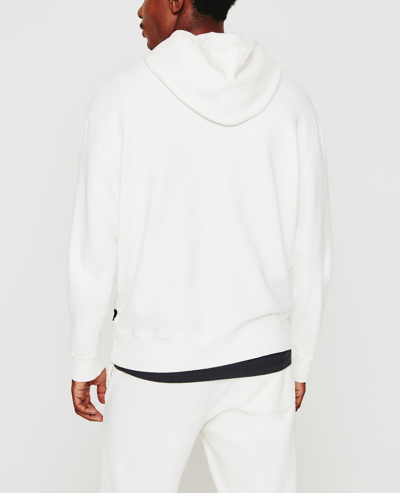 Arc Hoodie Ivory Dust Relaxed Hoodie Men Top Photo 8