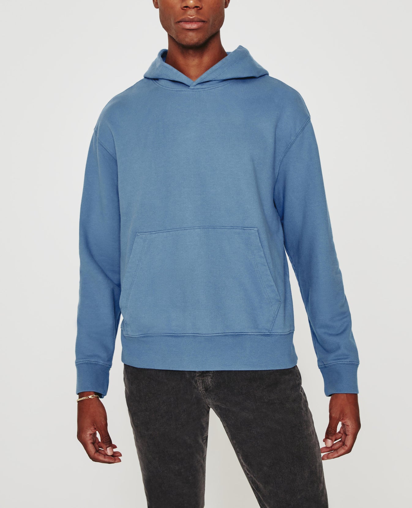 Arc Hoodie Laguna Blue Relaxed Fit Hoodie Men Tops Photo 2