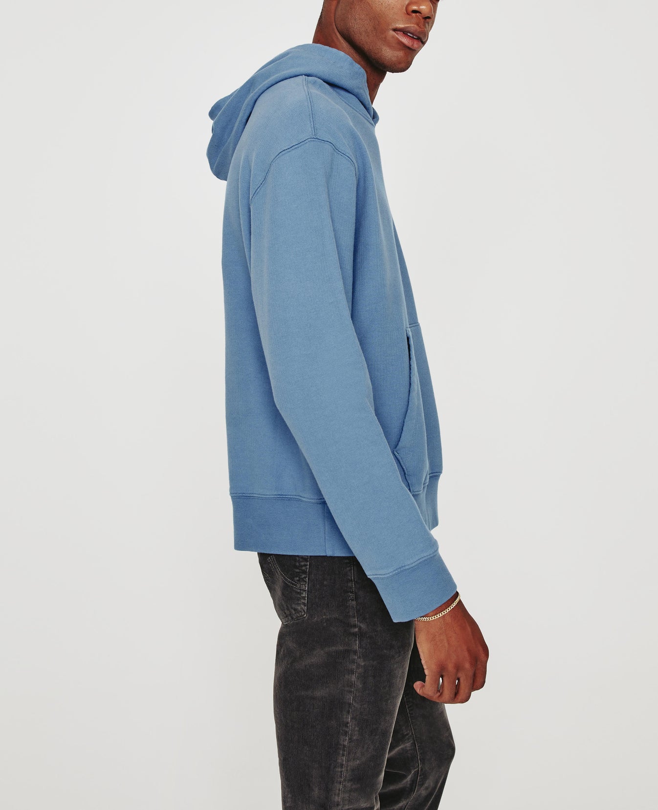 Arc Hoodie Laguna Blue Relaxed Fit Hoodie Men Tops Photo 4