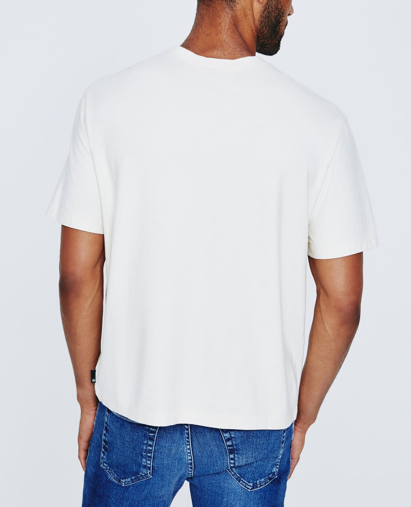 Arc Tee White Cream Oversized T-Shirt Men Tops Photo 6