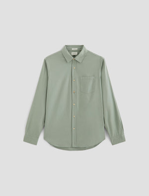 Aiden Shirt Matcha Latte Classic Fit Long Sleeve Men Top Photo 9