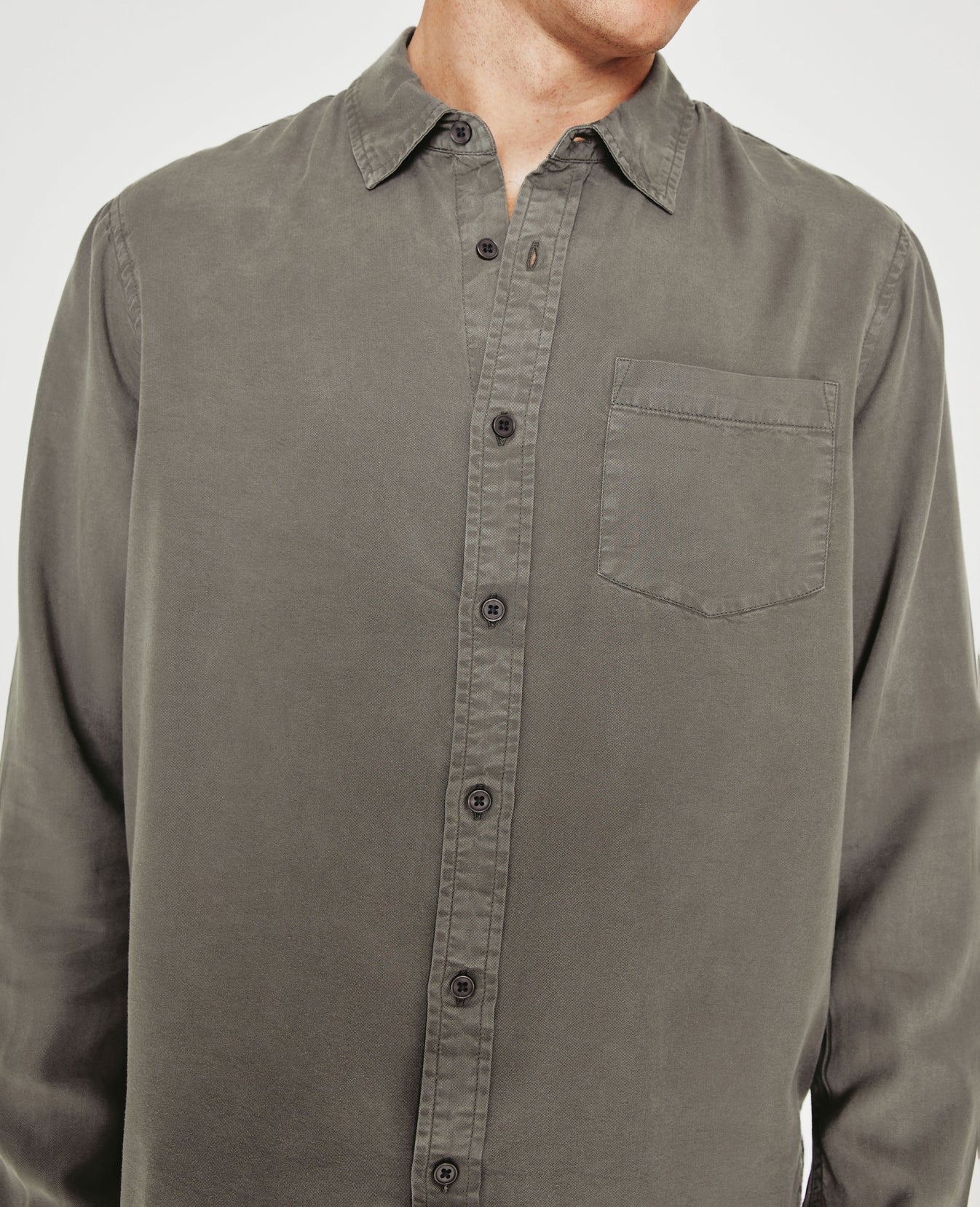 Aiden Shirt Light Sterling mens Top Photo 3