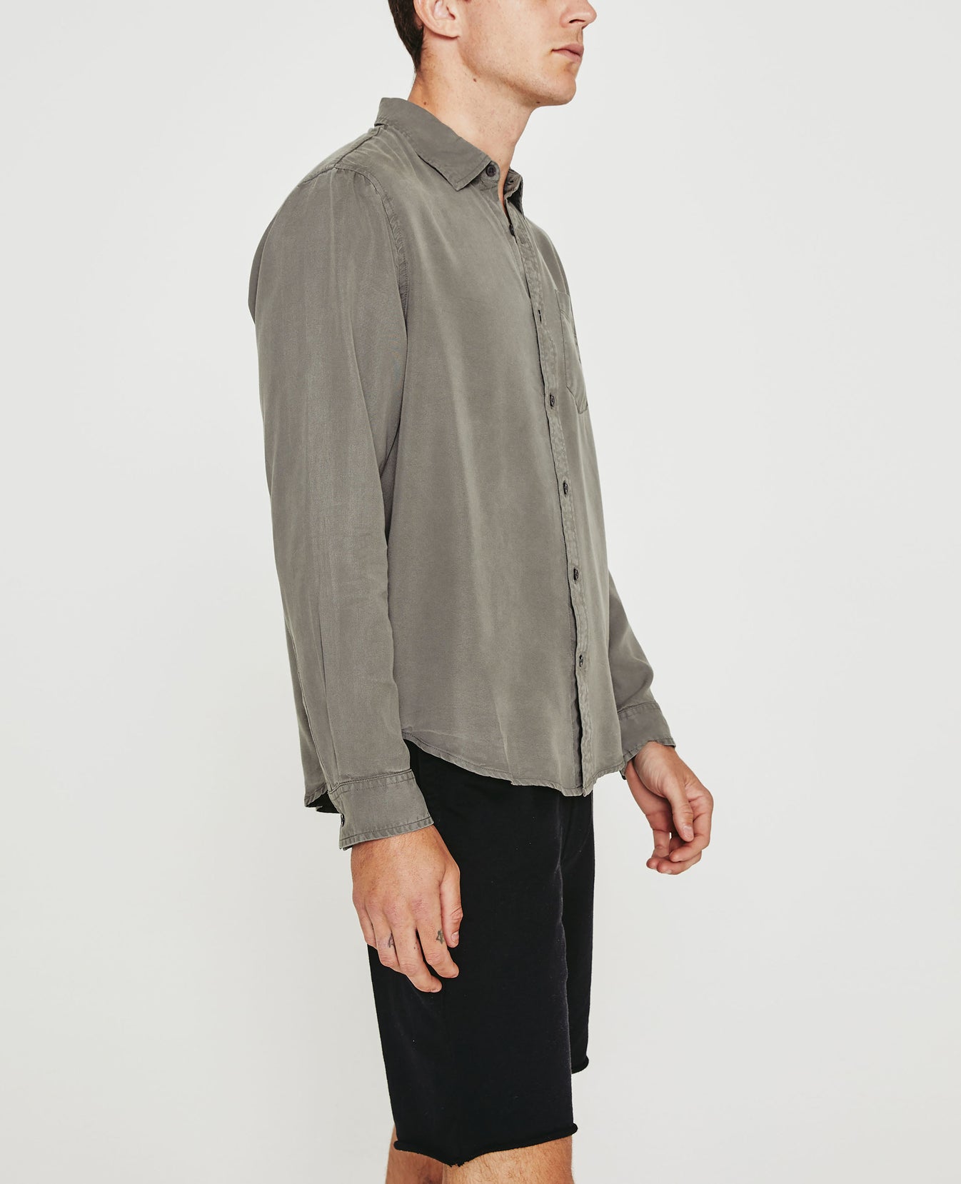 Aiden Shirt Light Sterling mens Top Photo 4