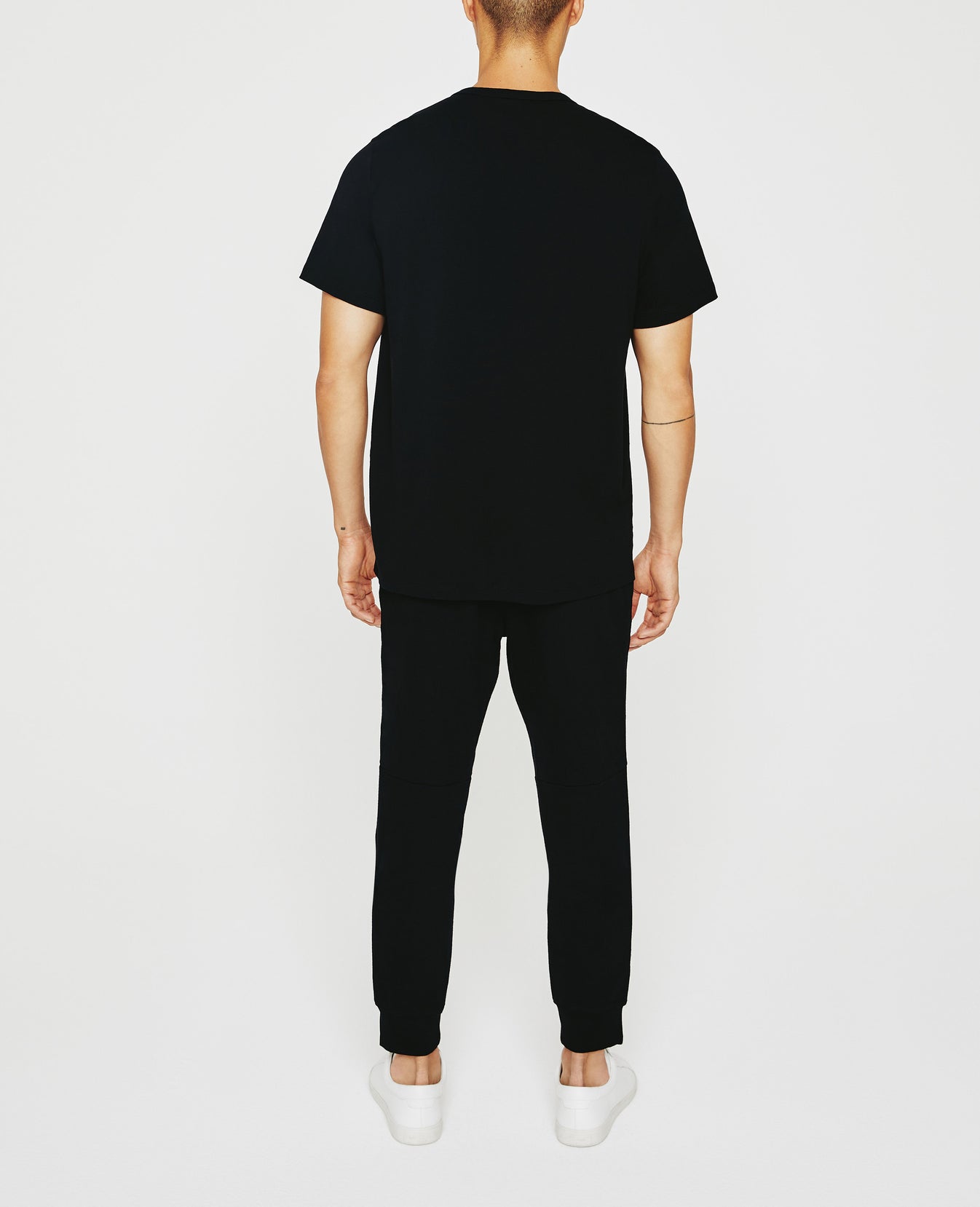 Bryce Short Sleeve Henley True Black Classic Henley Men Top Photo 8