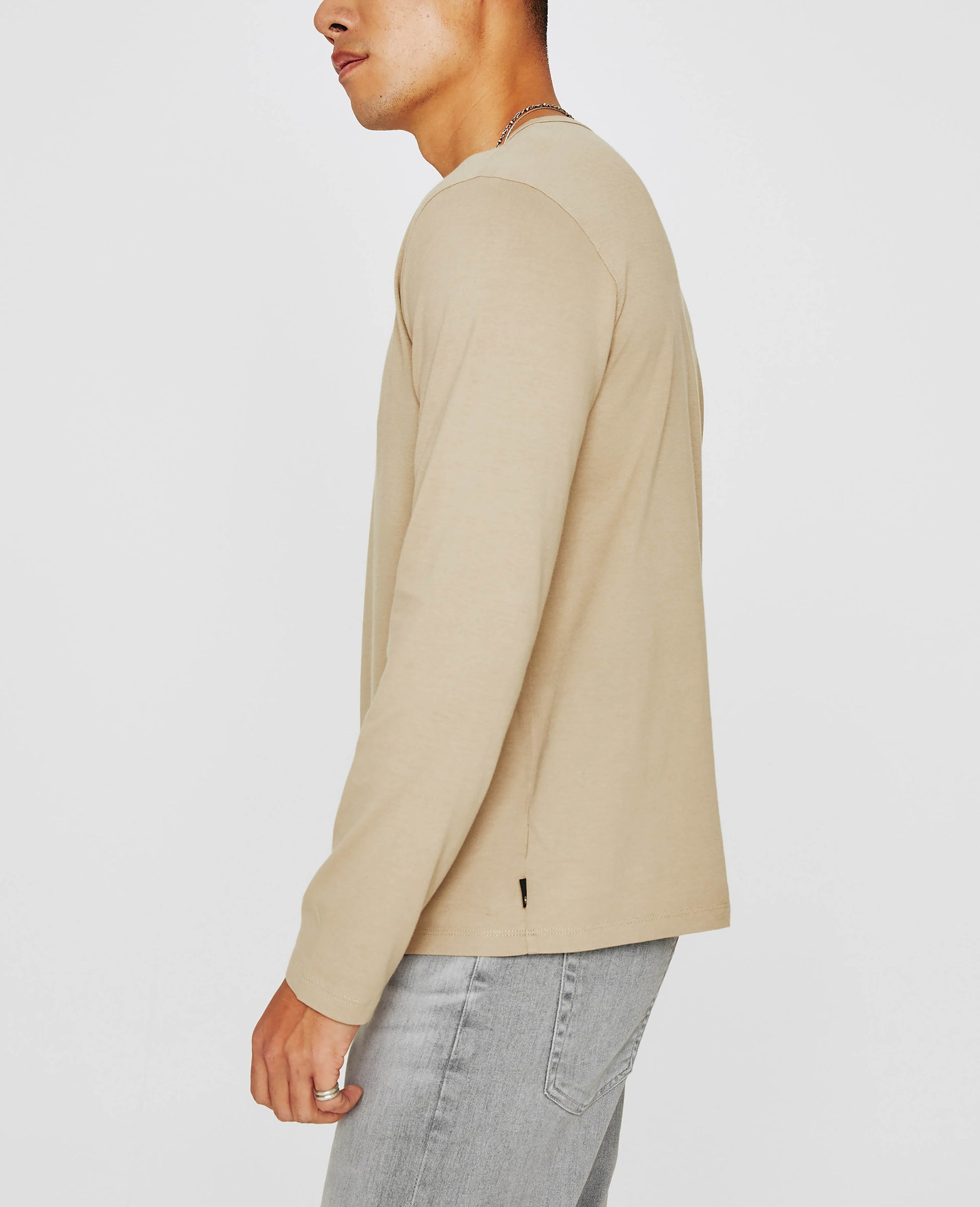 Bryce Long Sleeve Henley Dry Dust mens Top Photo 5