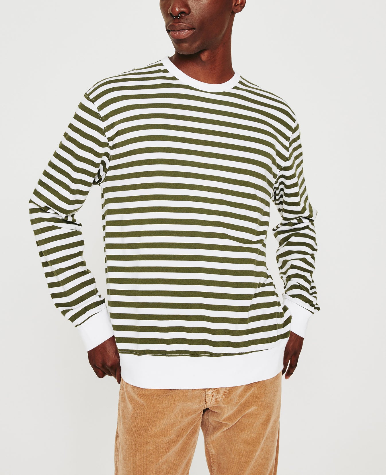 Wesley Pullover True White New Spruce Mens Top Photo 1