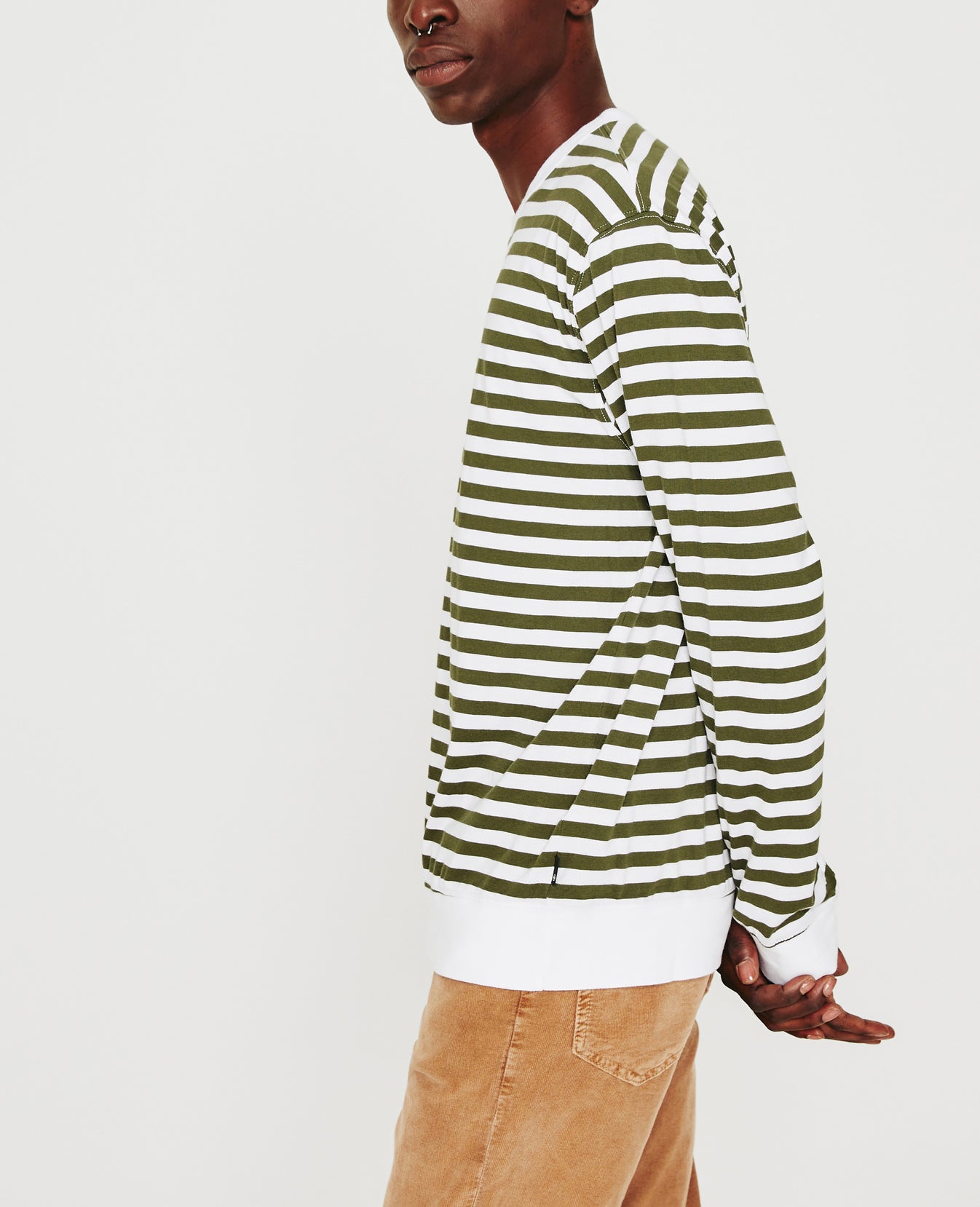 Wesley Pullover True White New Spruce Mens Top Photo 5