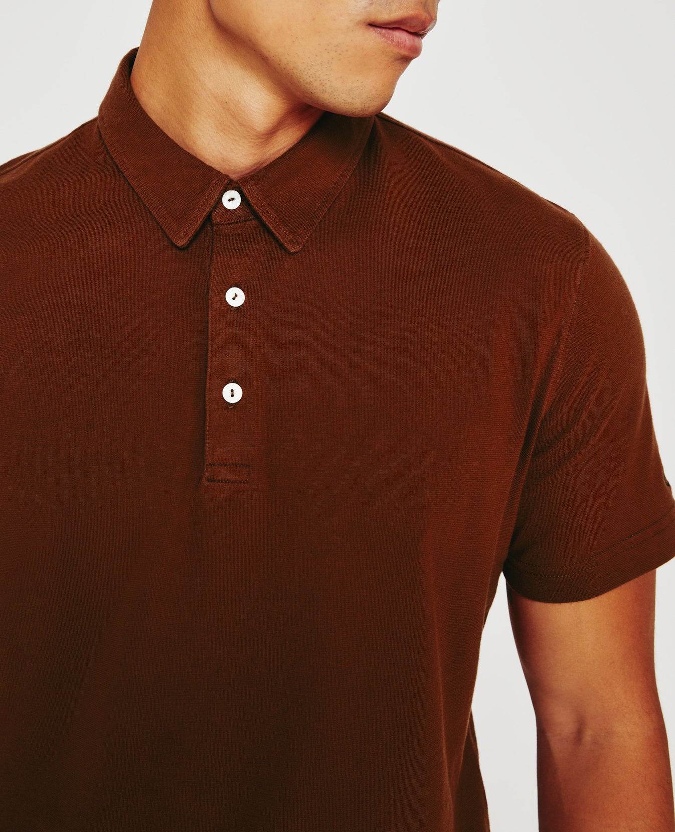 Bryce Polo Dark Sangria Mens Top Photo 5