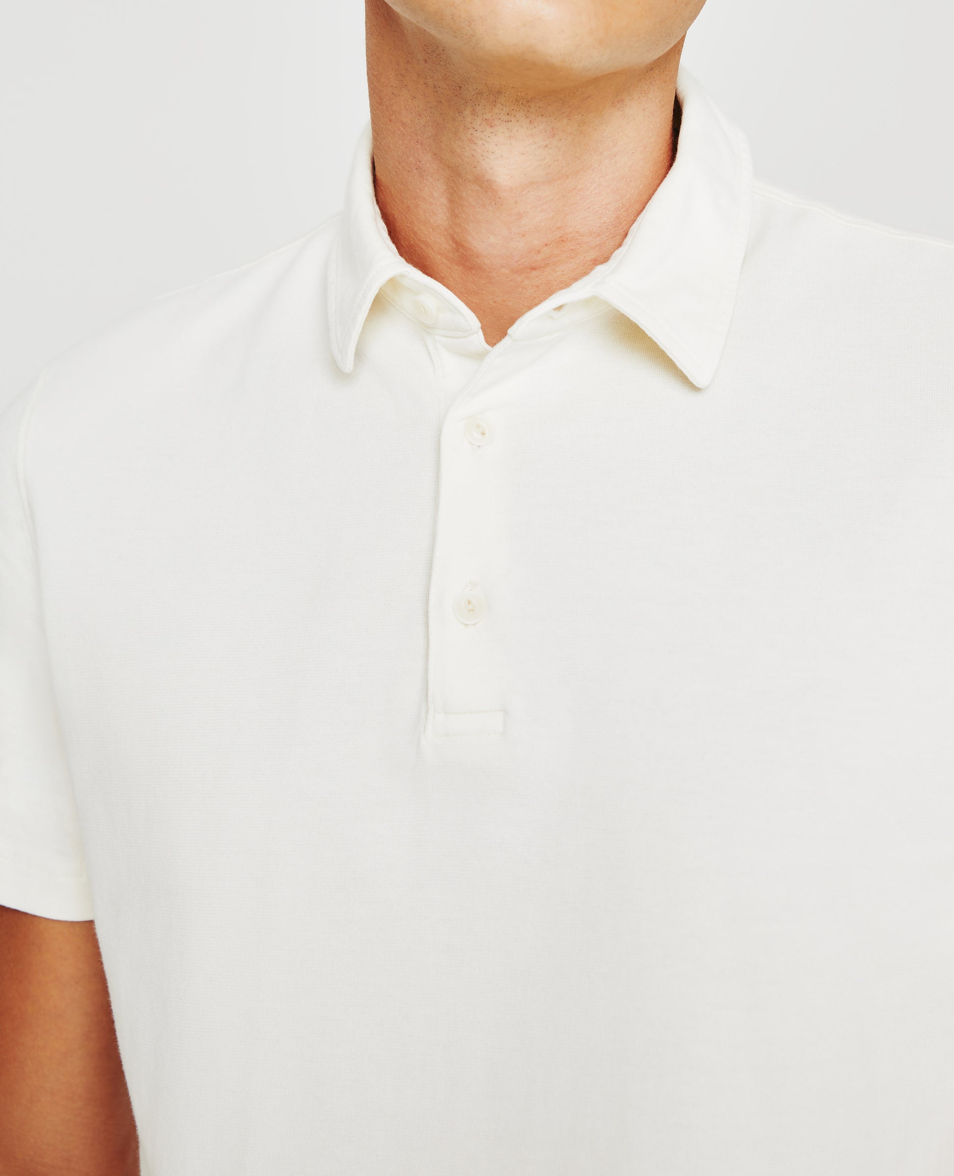 Bryce Polo Ivory Dust mens Top Photo 4
