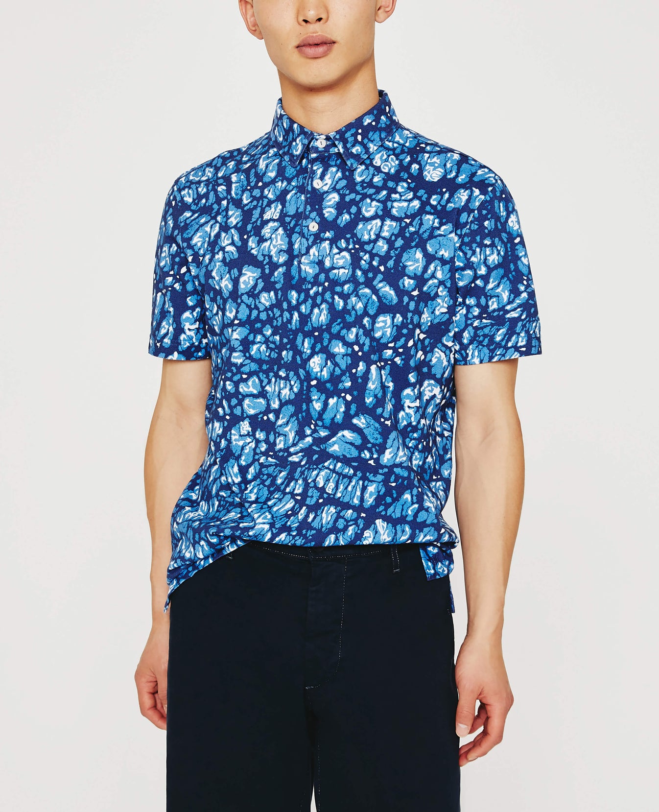 Bryce Polo AG Pebble Grey Classic Short Sleeve Polo Men Top Photo 1