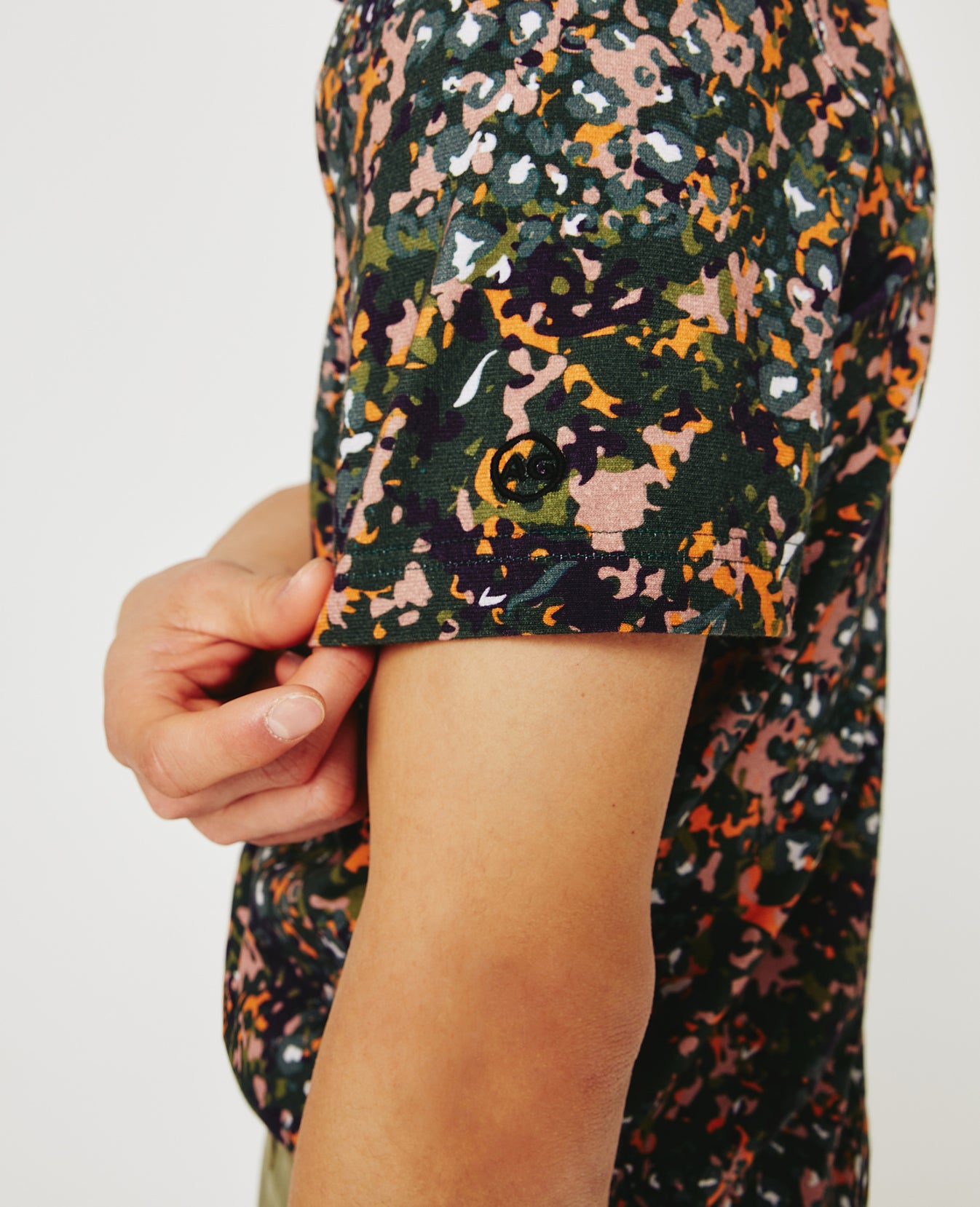 Bryce Polo Forest Leopard Classic Short Sleeve Polo Men Top Photo 3