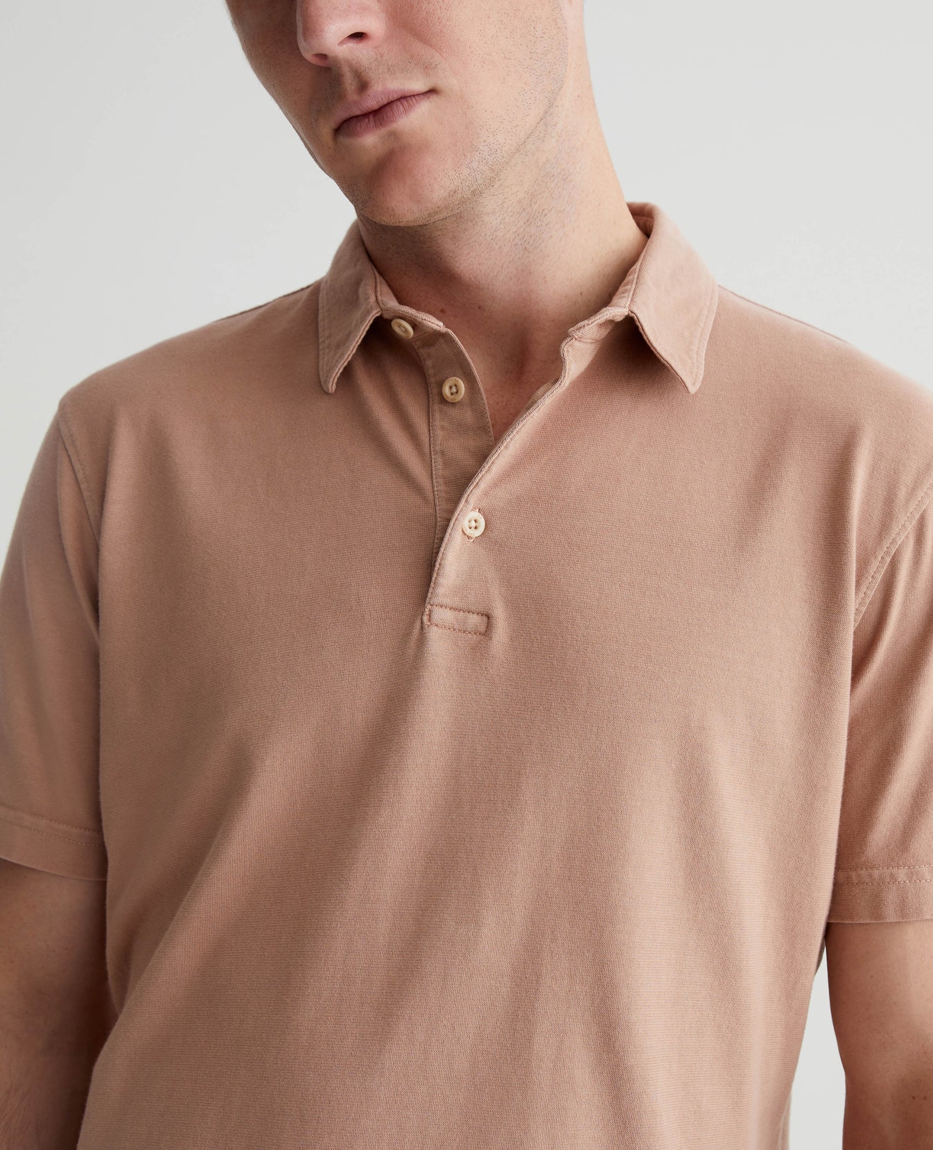 Bryce Polo Sulfur Sepia Sky Mens Top Photo 3