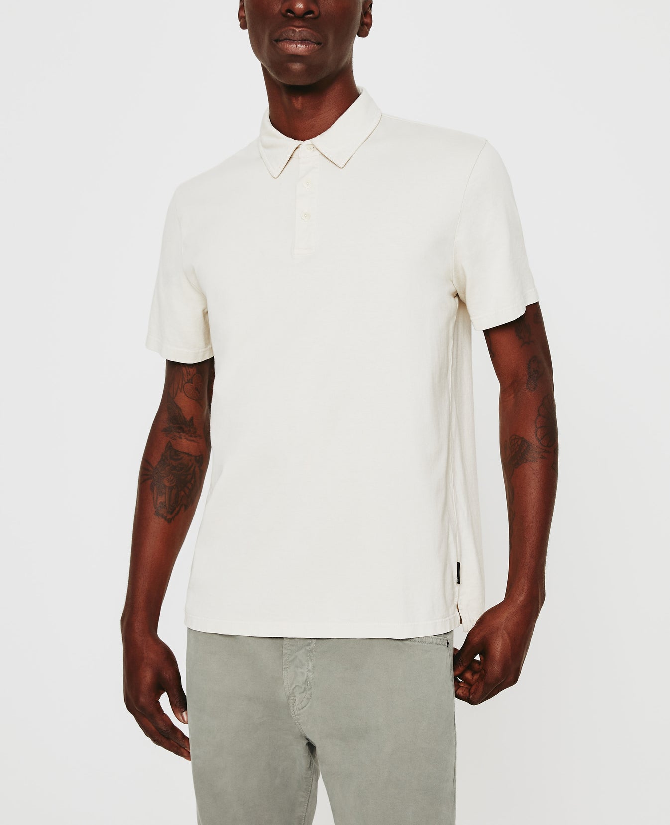 Bryce Polo Spun Wool Mens Top Photo 1