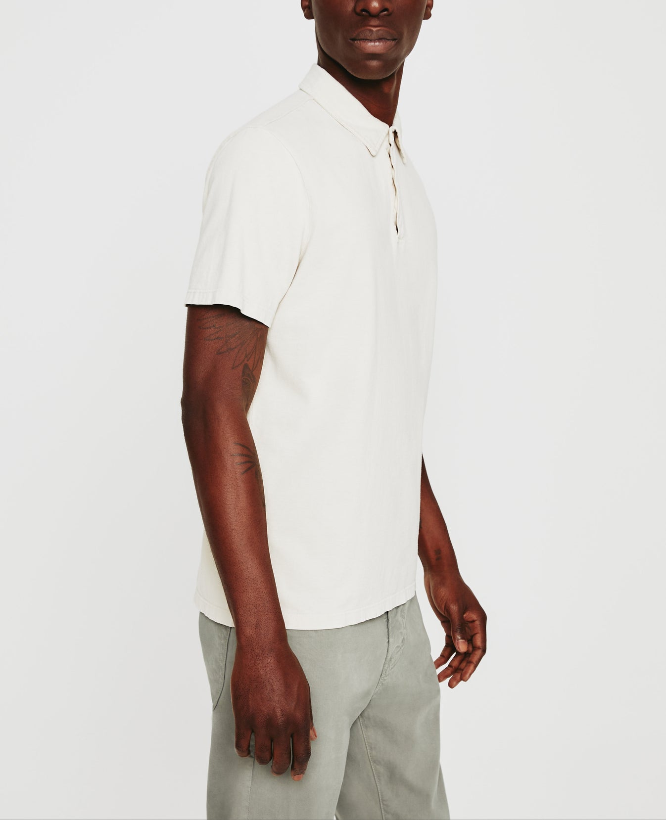 Bryce Polo Spun Wool Mens Top Photo 2