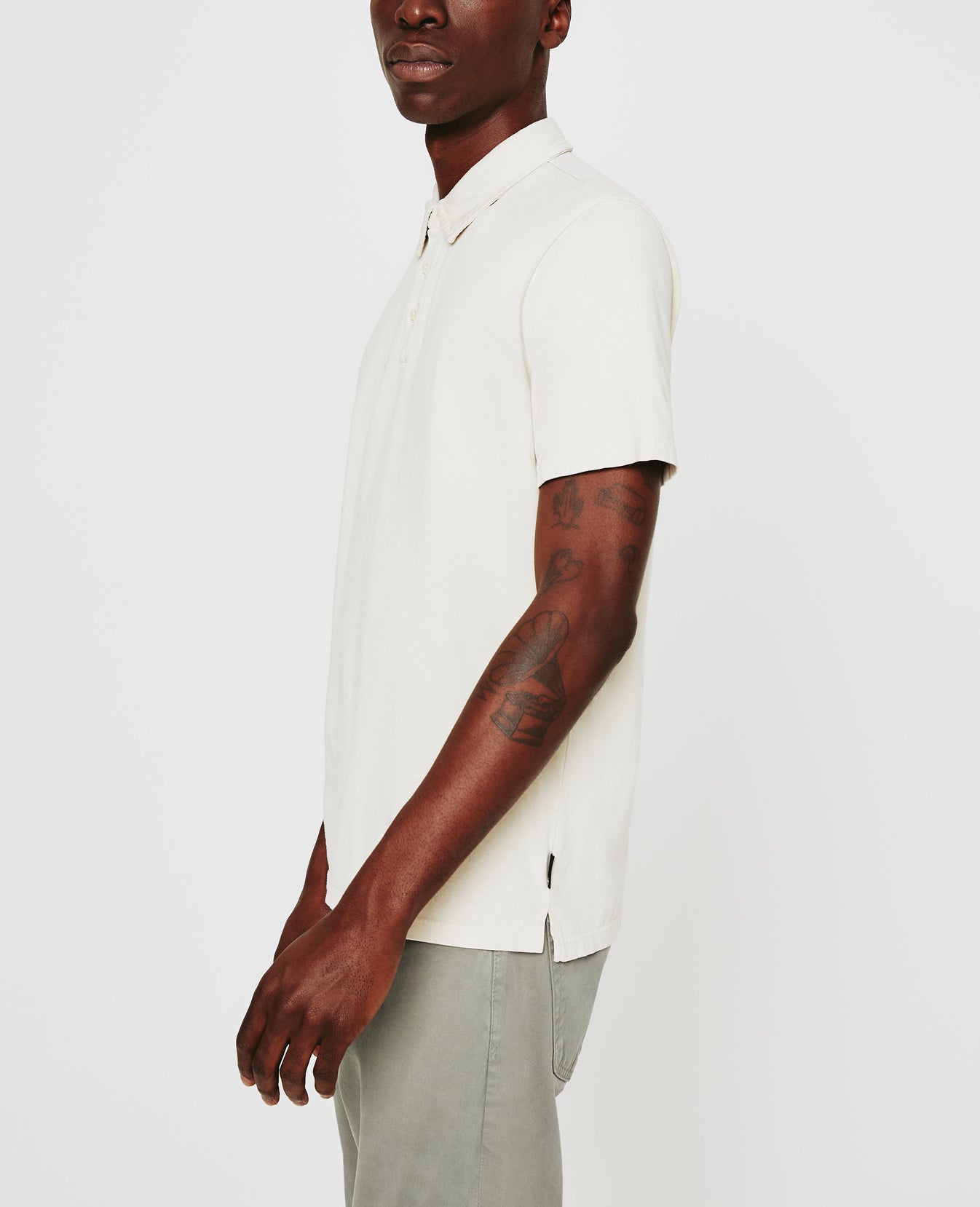 Bryce Polo Spun Wool Mens Top Photo 3