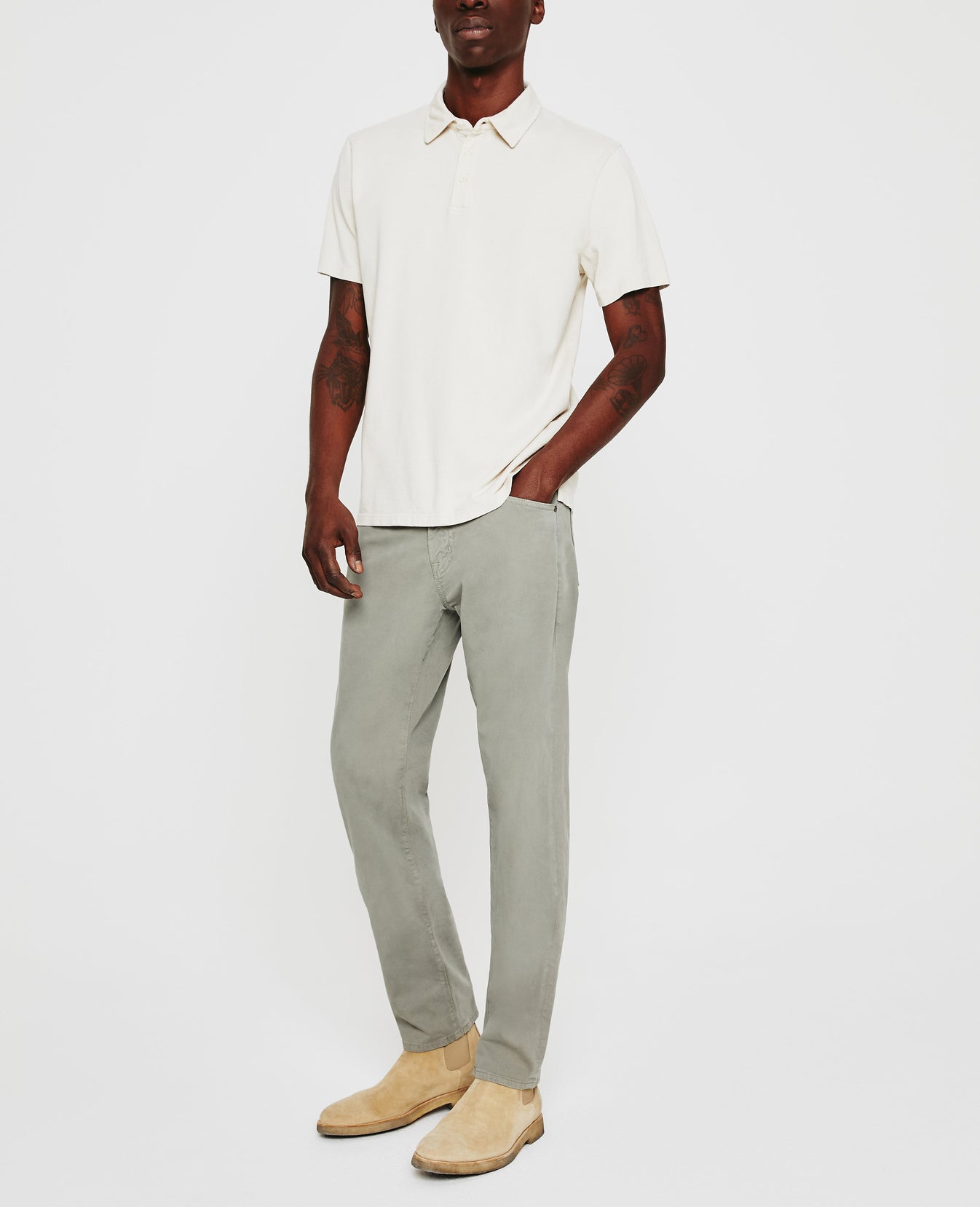 Bryce Polo Spun Wool Mens Top Photo 5