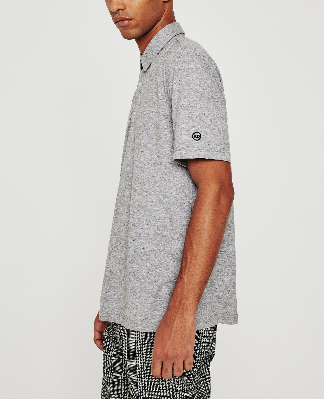 Bryce Polo Heather Grey mens Top Photo 2