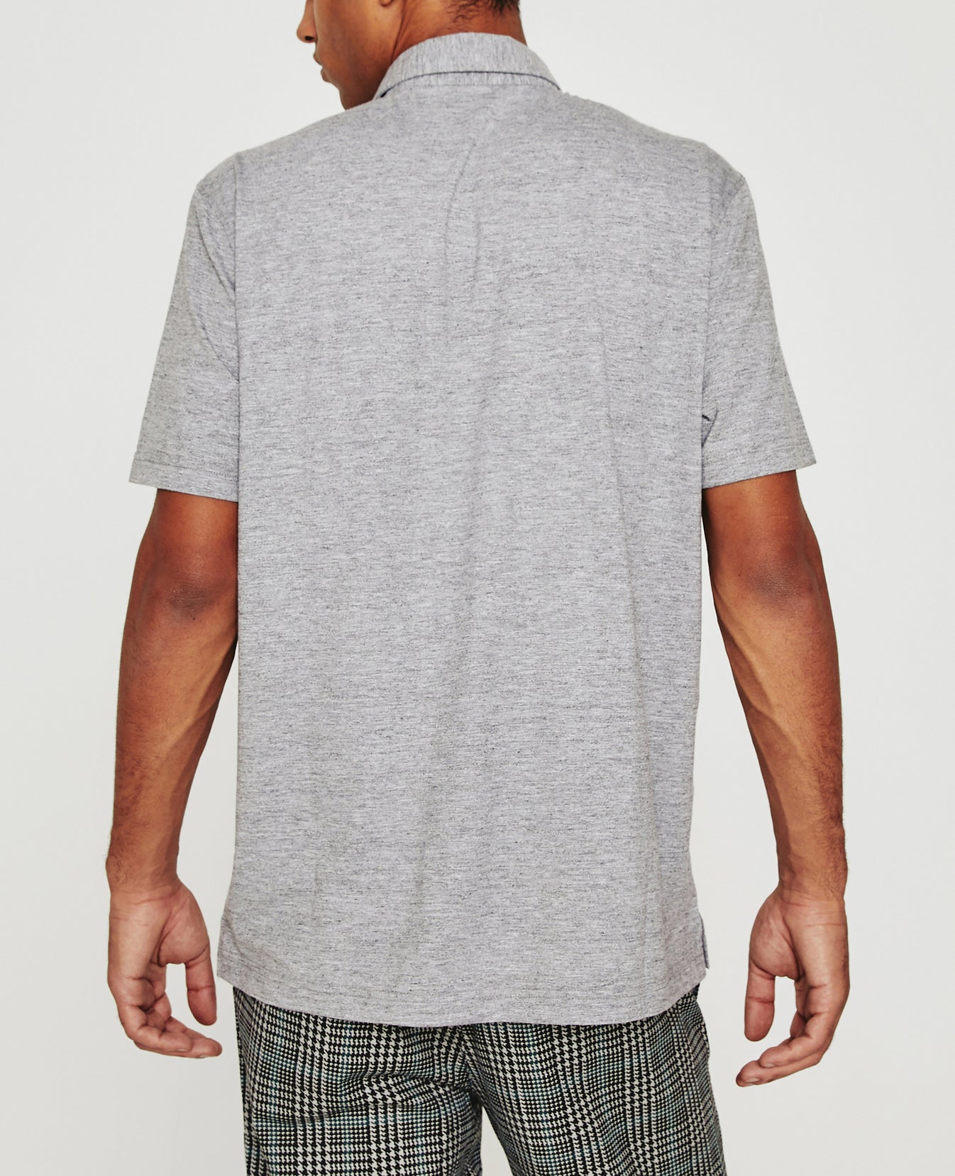 Bryce Polo Heather Grey mens Top Photo 5