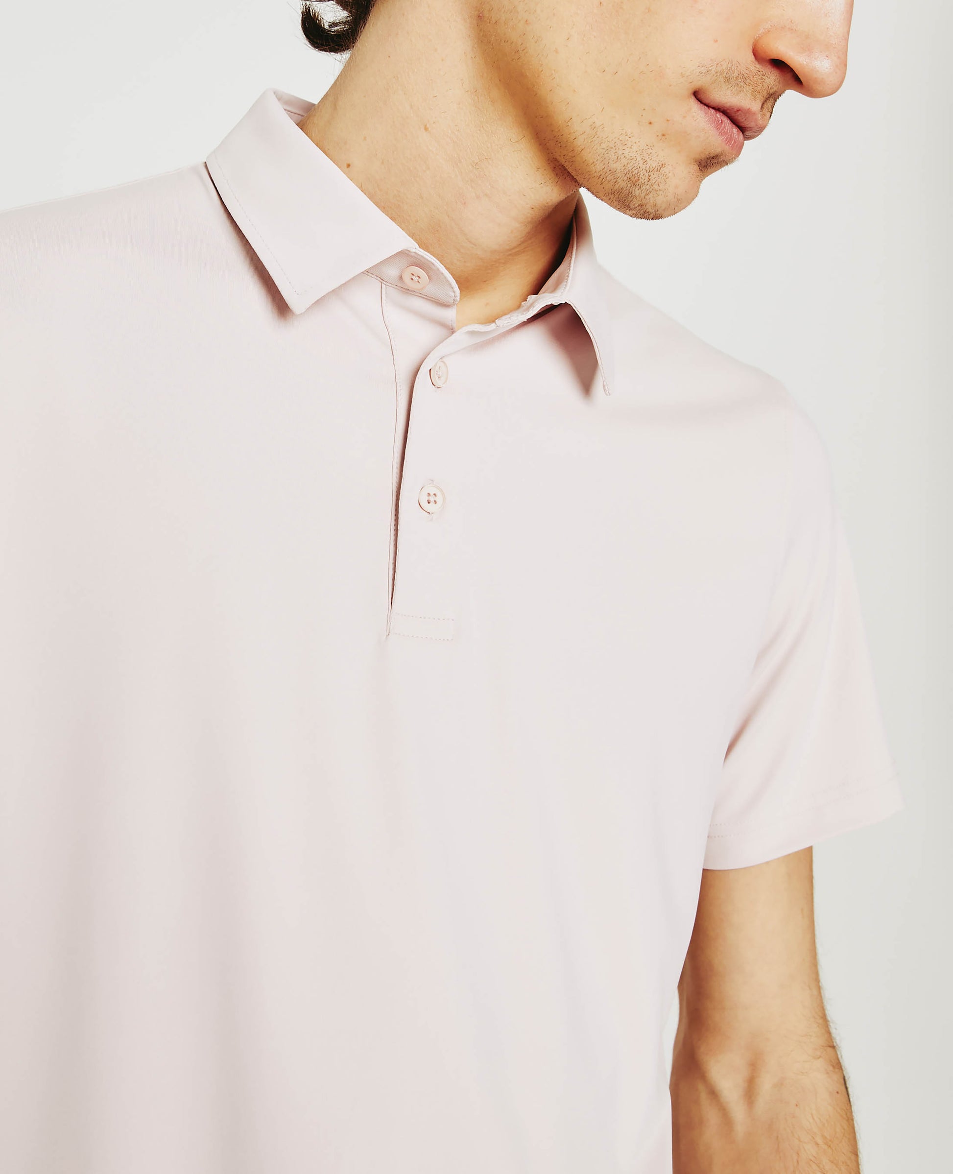 Bryce Polo Vintage Pink mens Top Photo 2