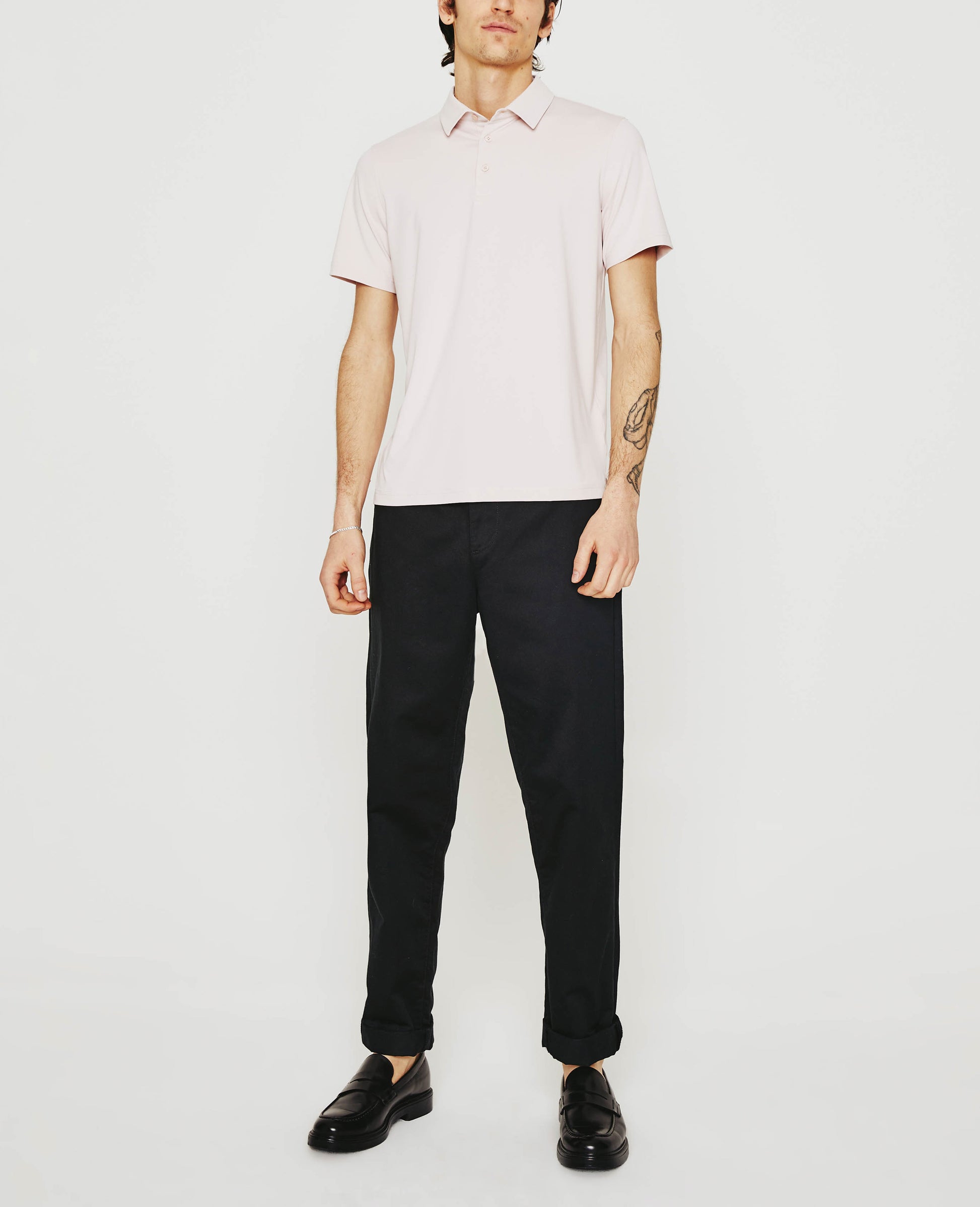 Bryce Polo Vintage Pink mens Top Photo 3
