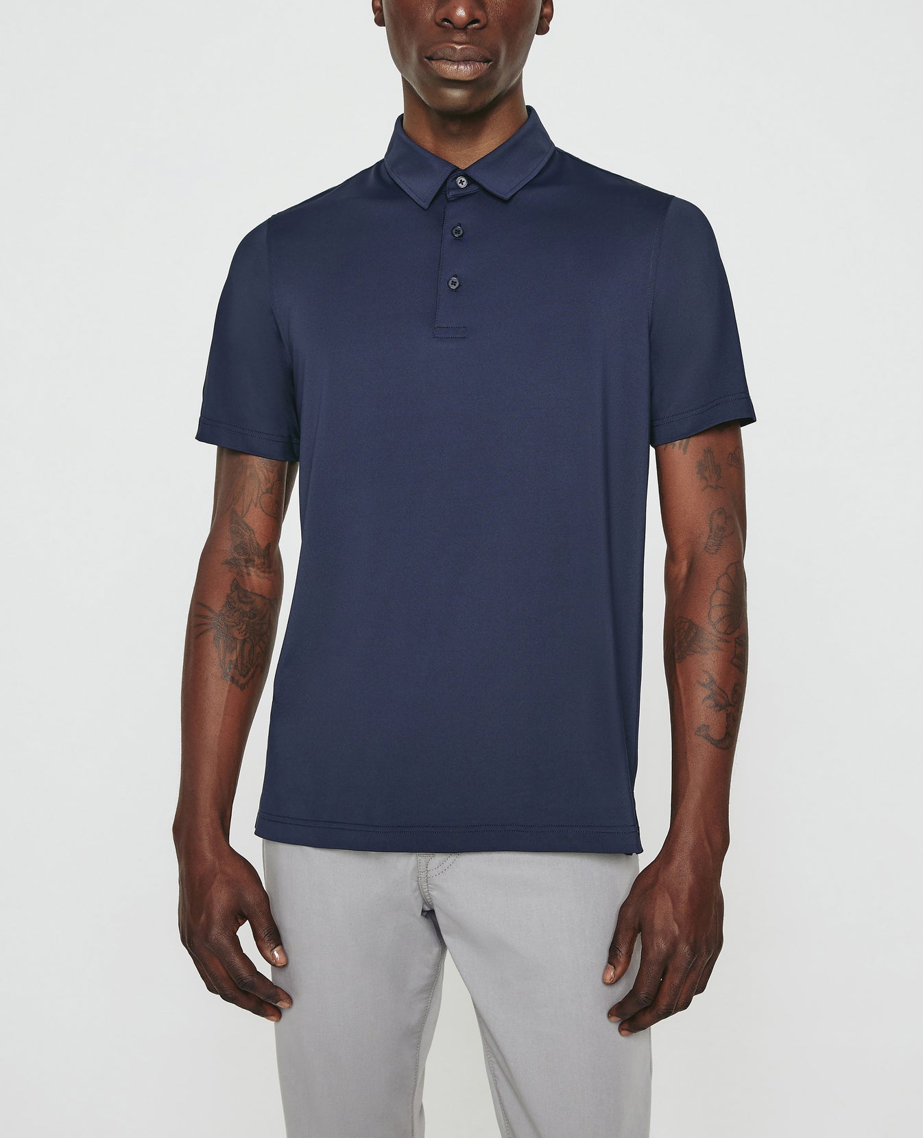 Bryce Polo Deep Navy Mens Top Photo 1