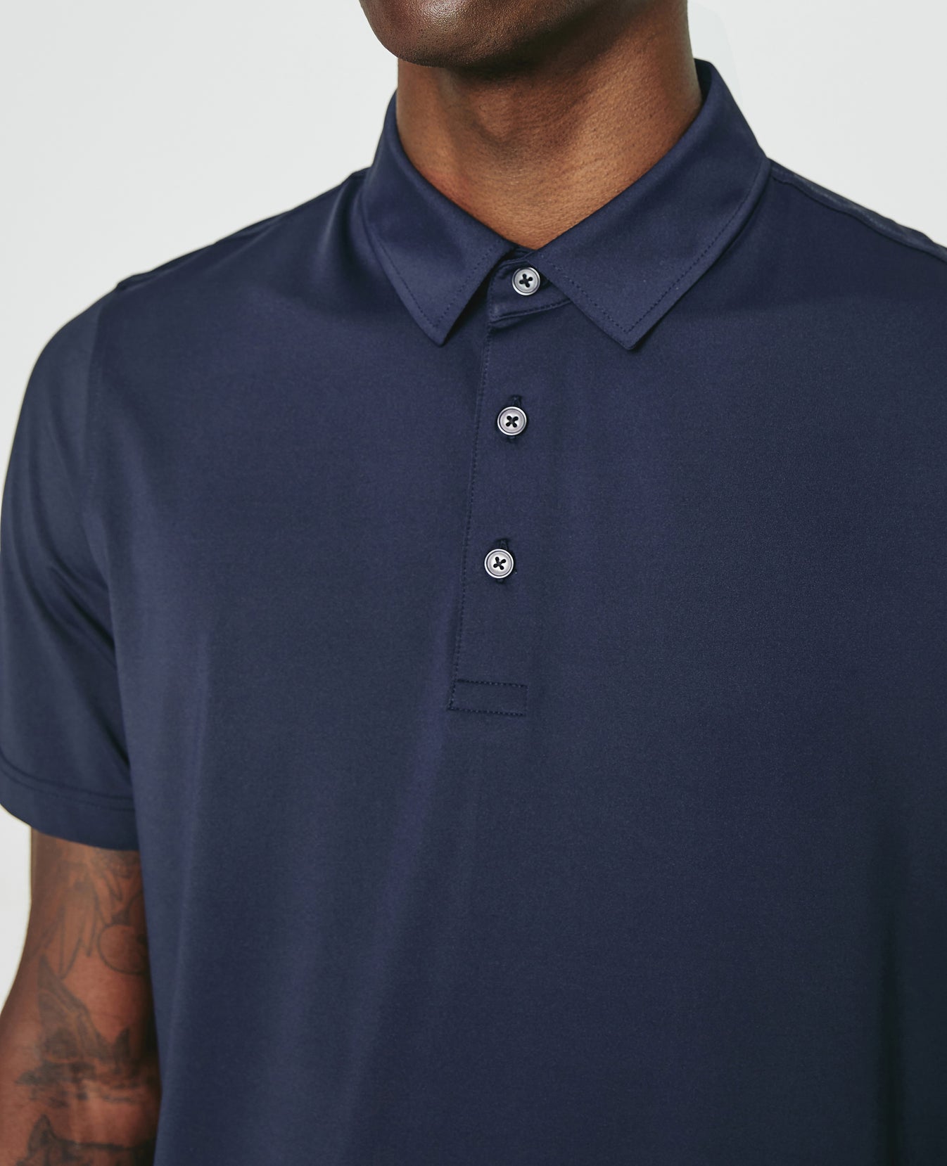 Bryce Polo Deep Navy Mens Top Photo 3