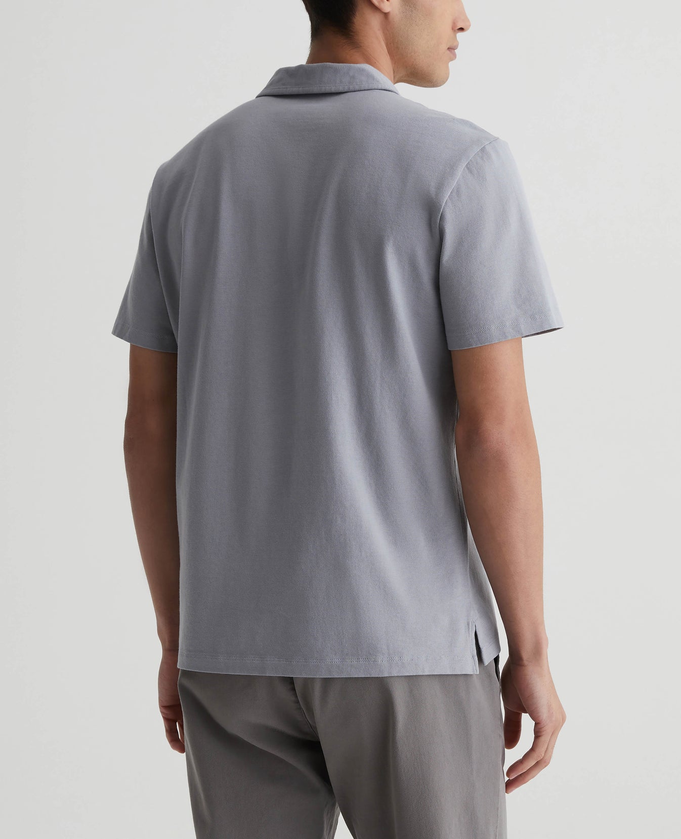 Bryce Johnny Collar Aero Grey Mens Top Photo 6