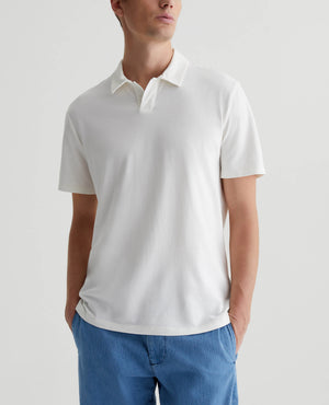 Bryce Johnny Collar Pearl White Mens Top Photo 1