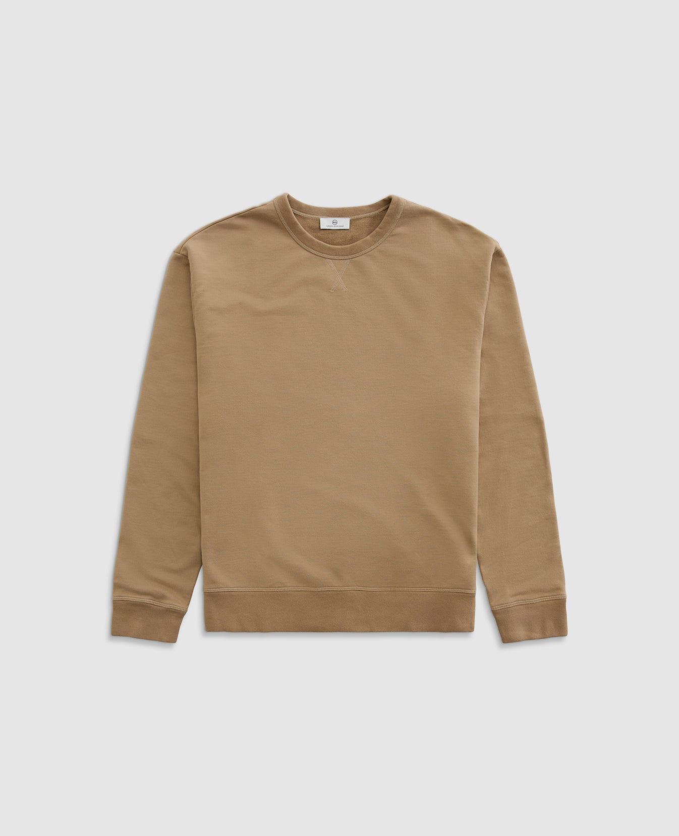 Arc Split Hem Sweatshirt Studio Taupe Mens Top Photo 4