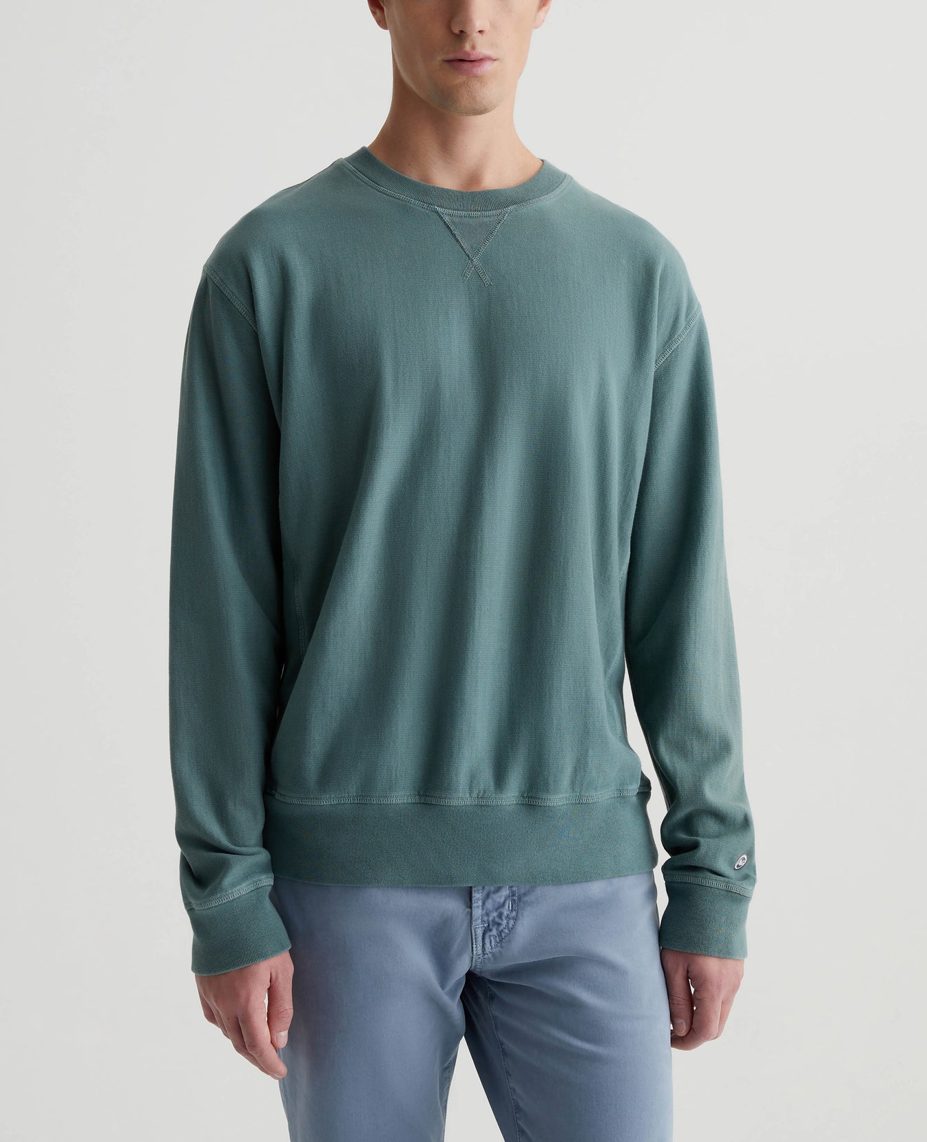Arc Panelled Sweatshirt Sulfur Thorn Field Mens Top Photo 1