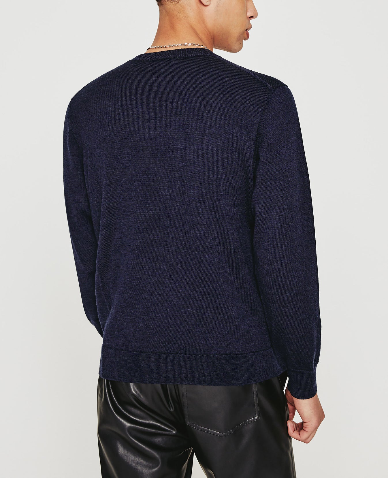 Beck Crew Deep Navy Mens Top Photo 6