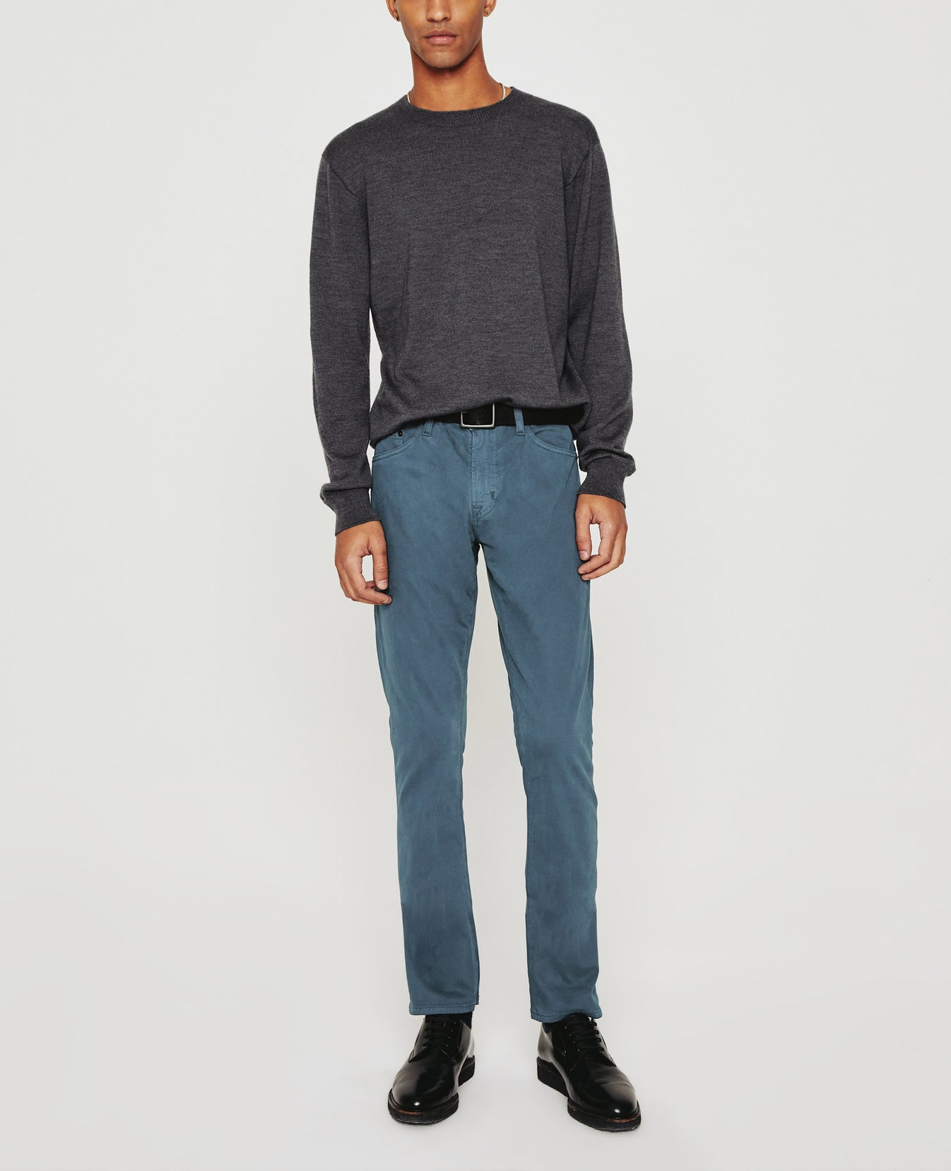 Beck Crew Heather Charcoal Mens Top Photo 2